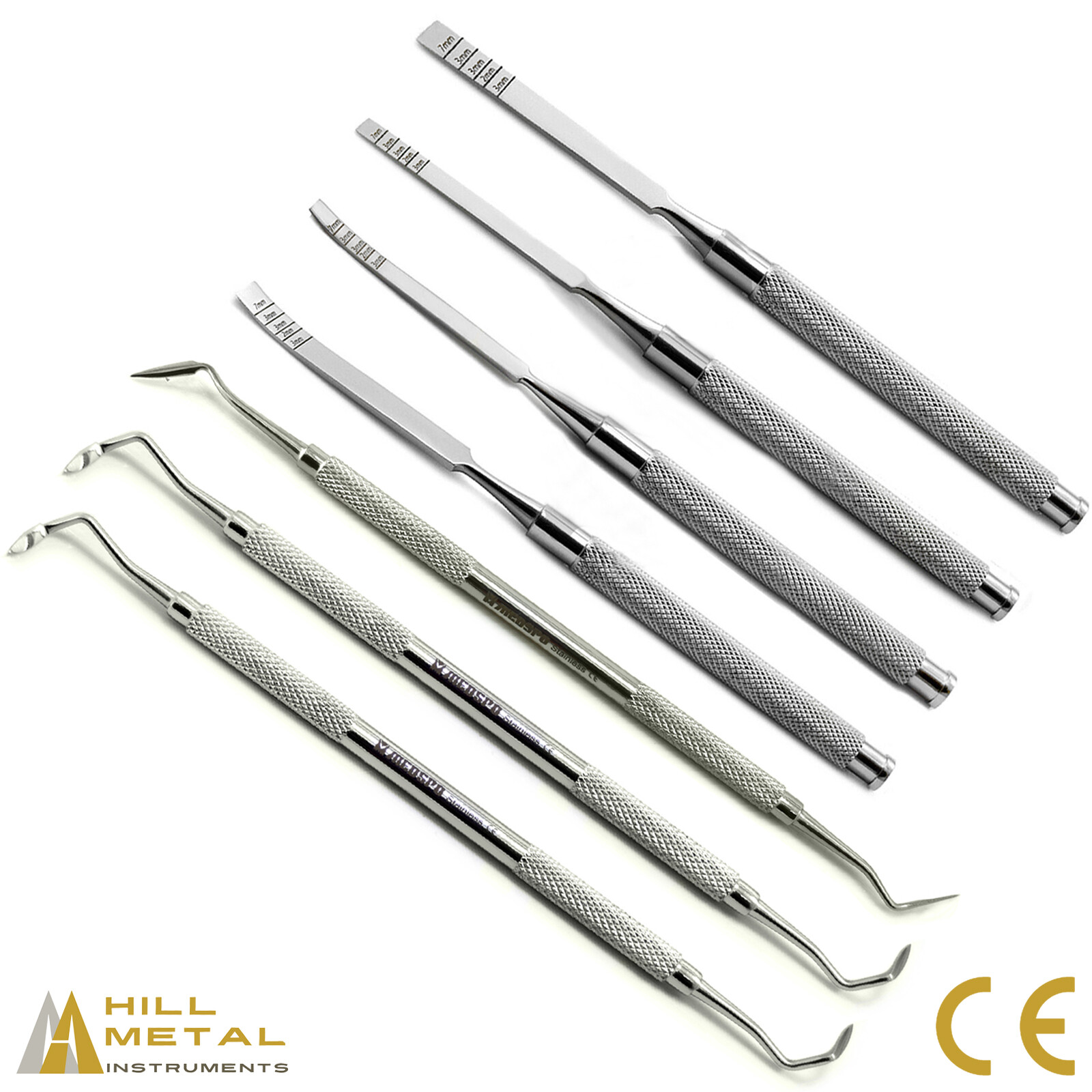 Dental Periodontal Knife Splitting Ridge Bone Expansion Chisels Surgical Implant