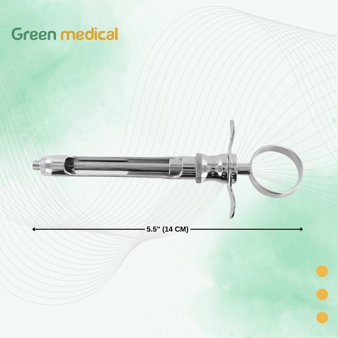 Dental Aspirating Syringe Dentist Surgical Instruments 2.2cc C-W type German GR
