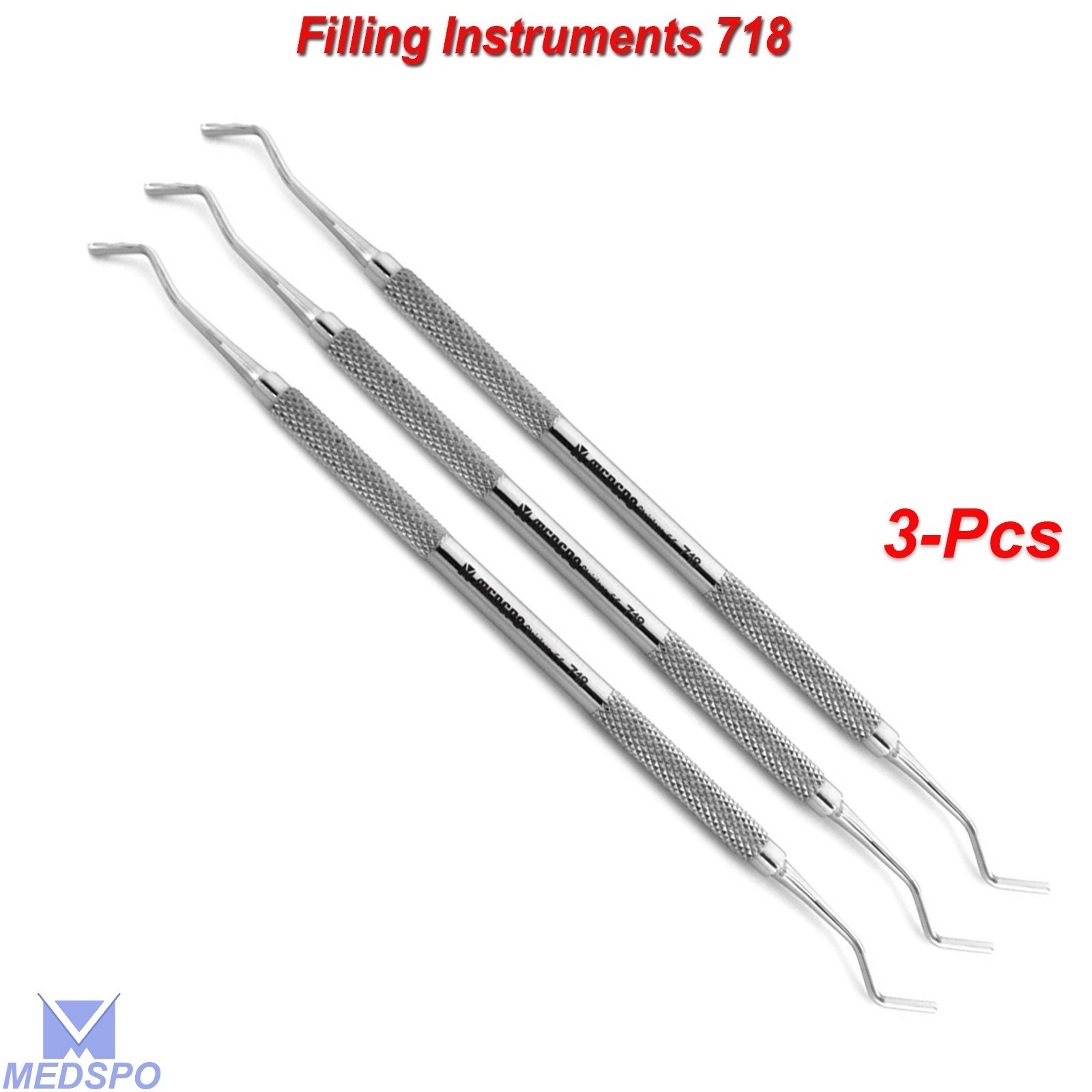 Dental Plastic Filling Amalgam 718 Restorative Composite Placement Instruments