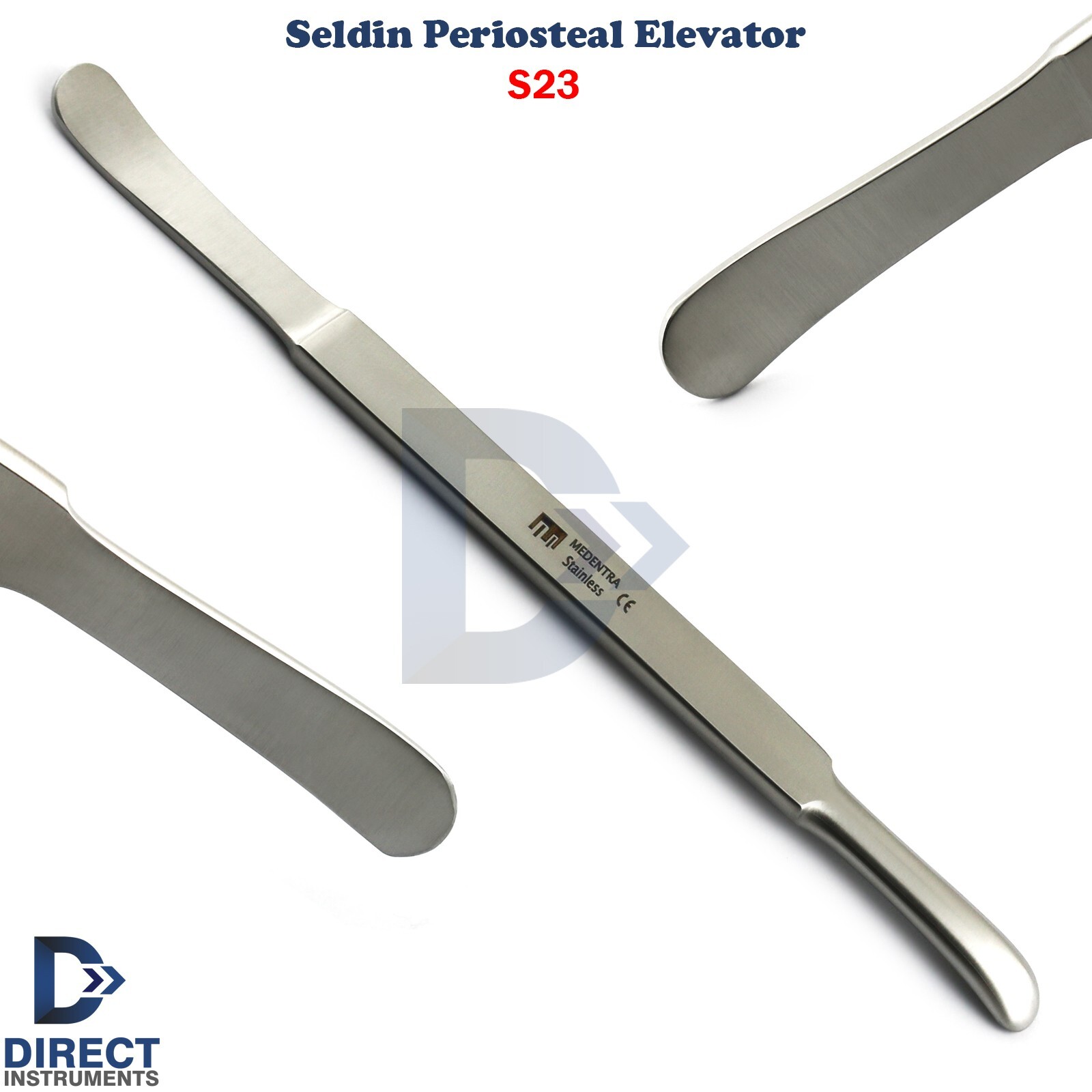 Dental Seldin Elevator Periosteal Double Ended Oral Surgery Tissue Flap Removal