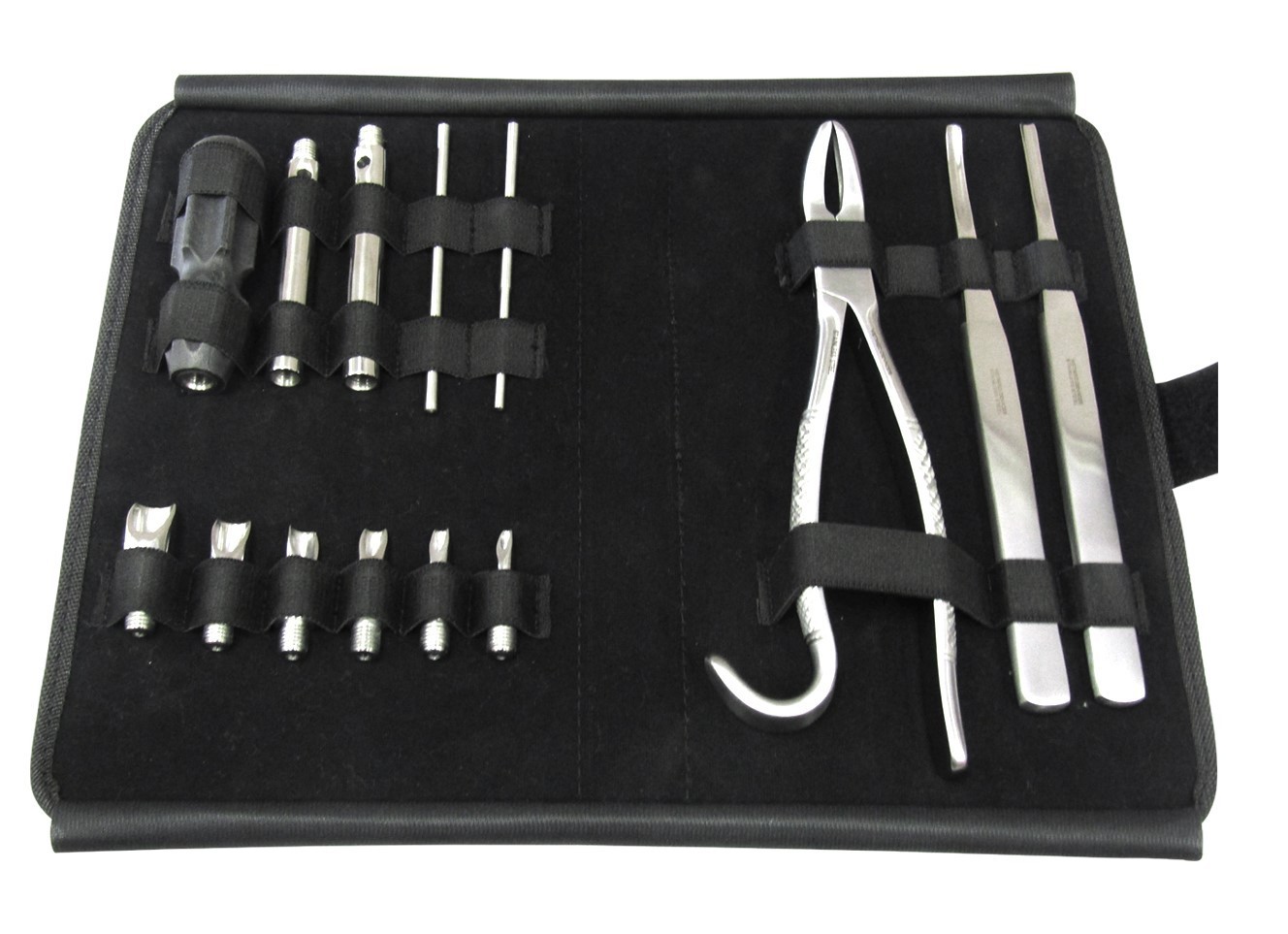 Equine Burgess Wolf Tooth Extractor Set of 14-pecs Stainless Steel with Pouch