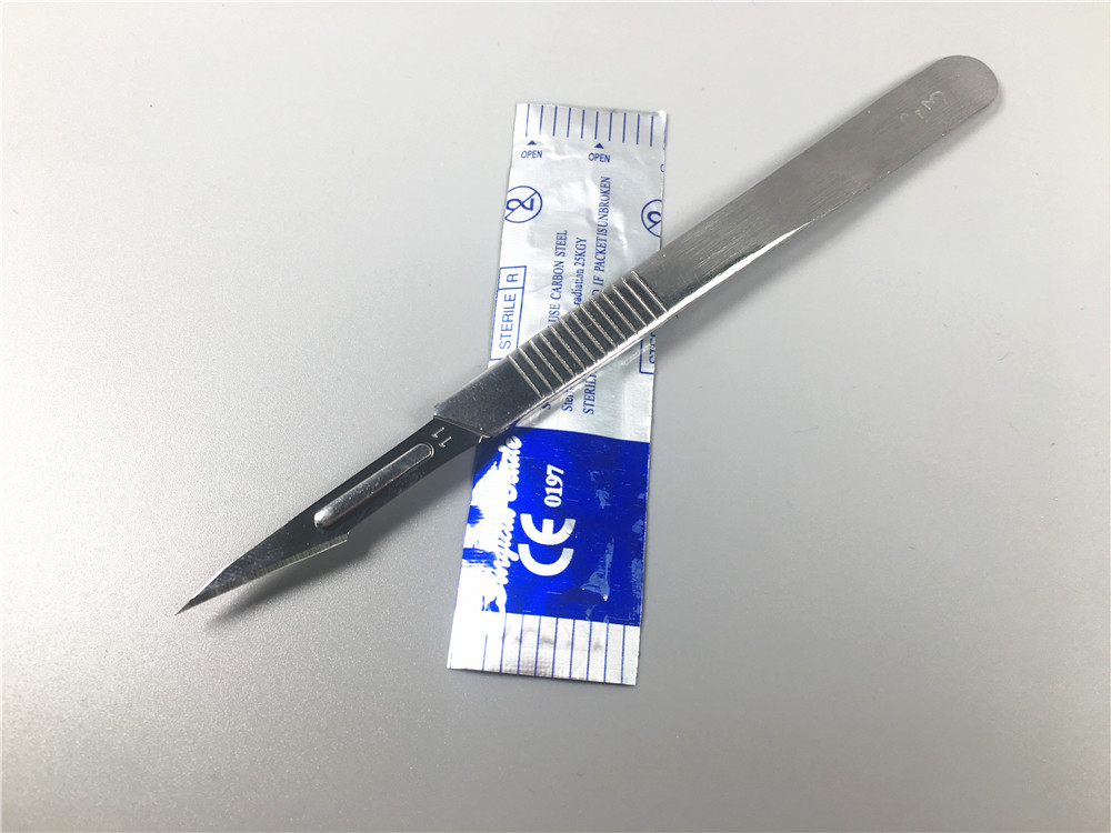 Medical Surgical Scapel Handle Stainless 3# *1 PCS … Blades 11# 10PCS Dental