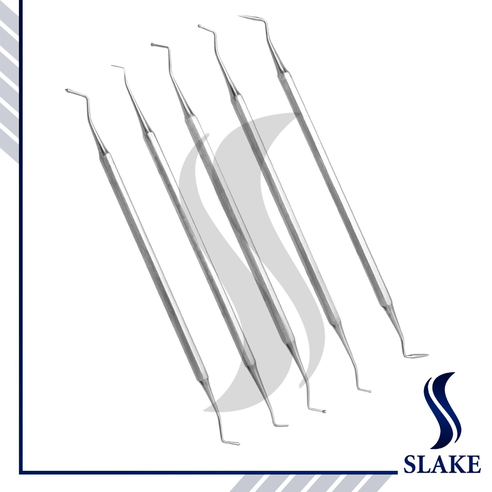 5 Pcs Dental Composite Filling Instrument Restorative Kit Dental Instruments EC