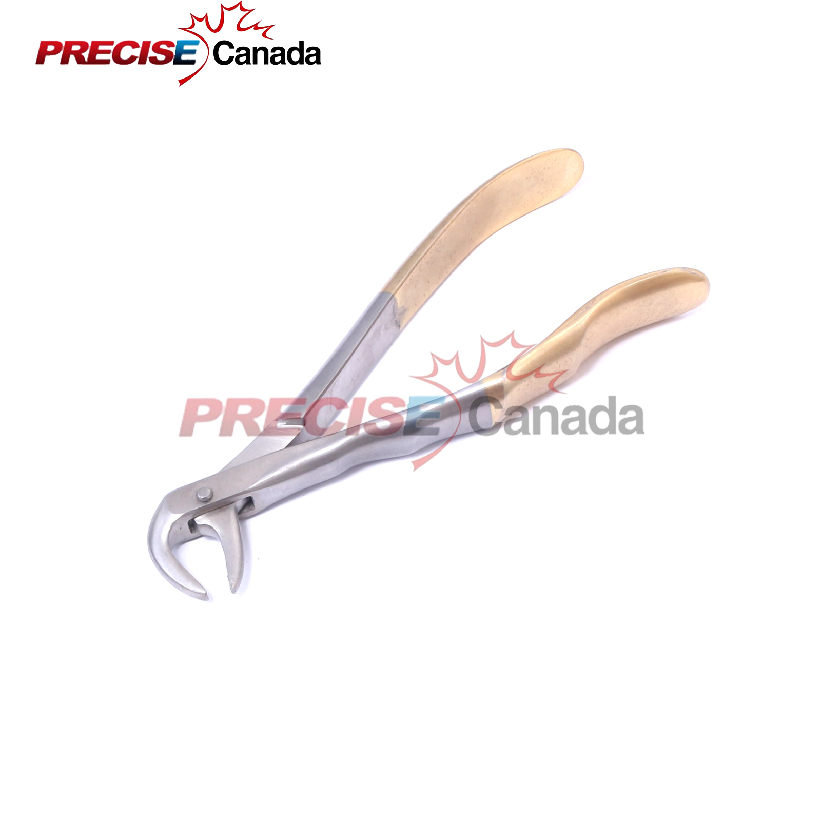 EXTRACTING FORCEPS #859 GOLD PLATED DENTAL SURGICAL INSTRUMENTS EXTRACTION