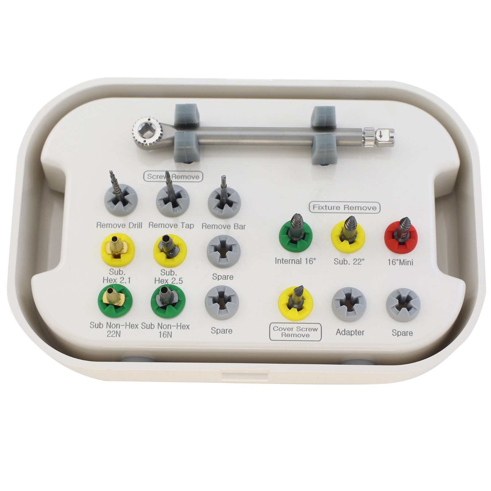 Implant Fixture & Fractured Screw Removal Kit Total Remover kit SOS HeaNeam