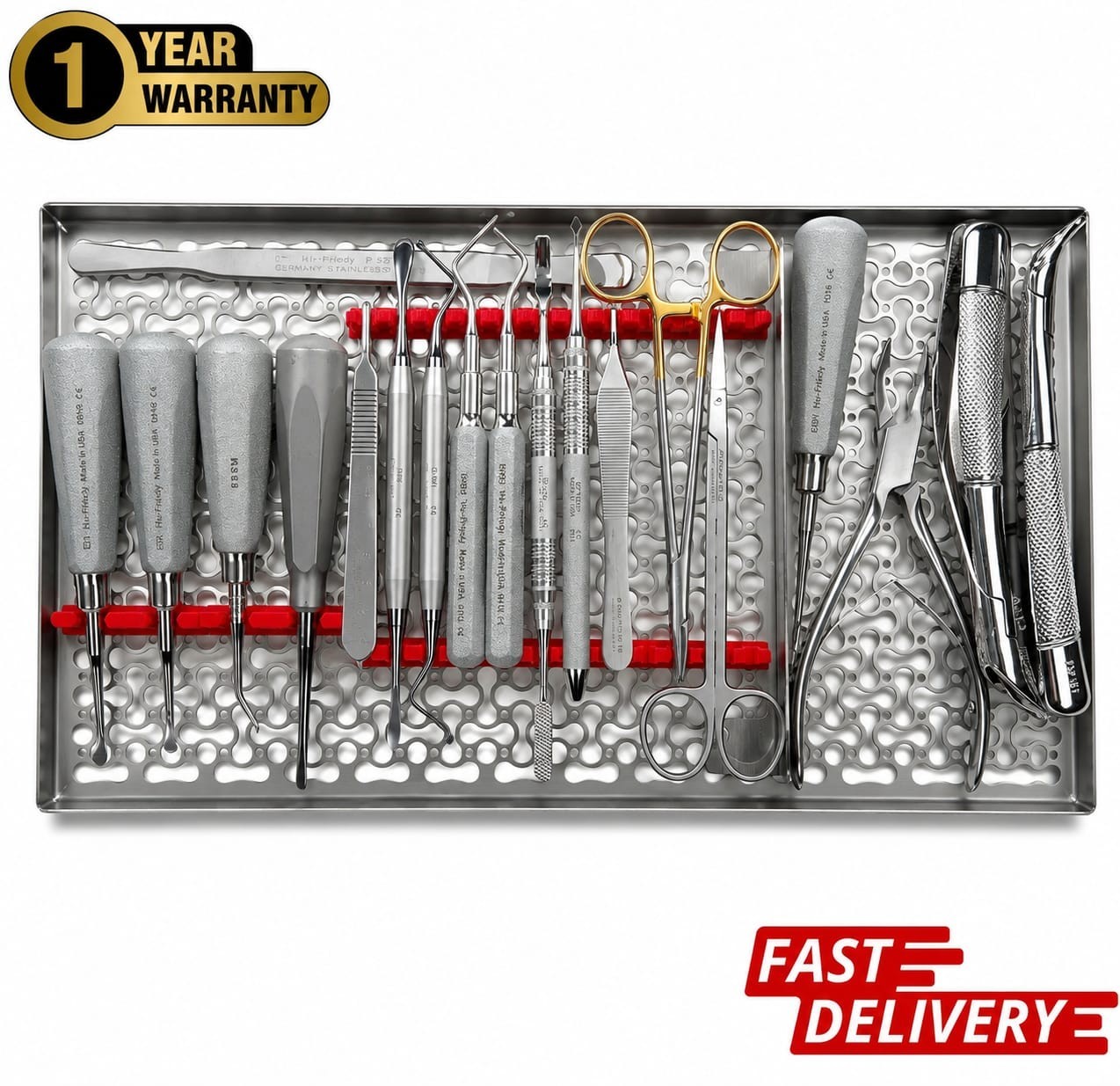 Professional Hu-Friedy Koerner Oral Surgery Kit – Complete Basic Dental Set