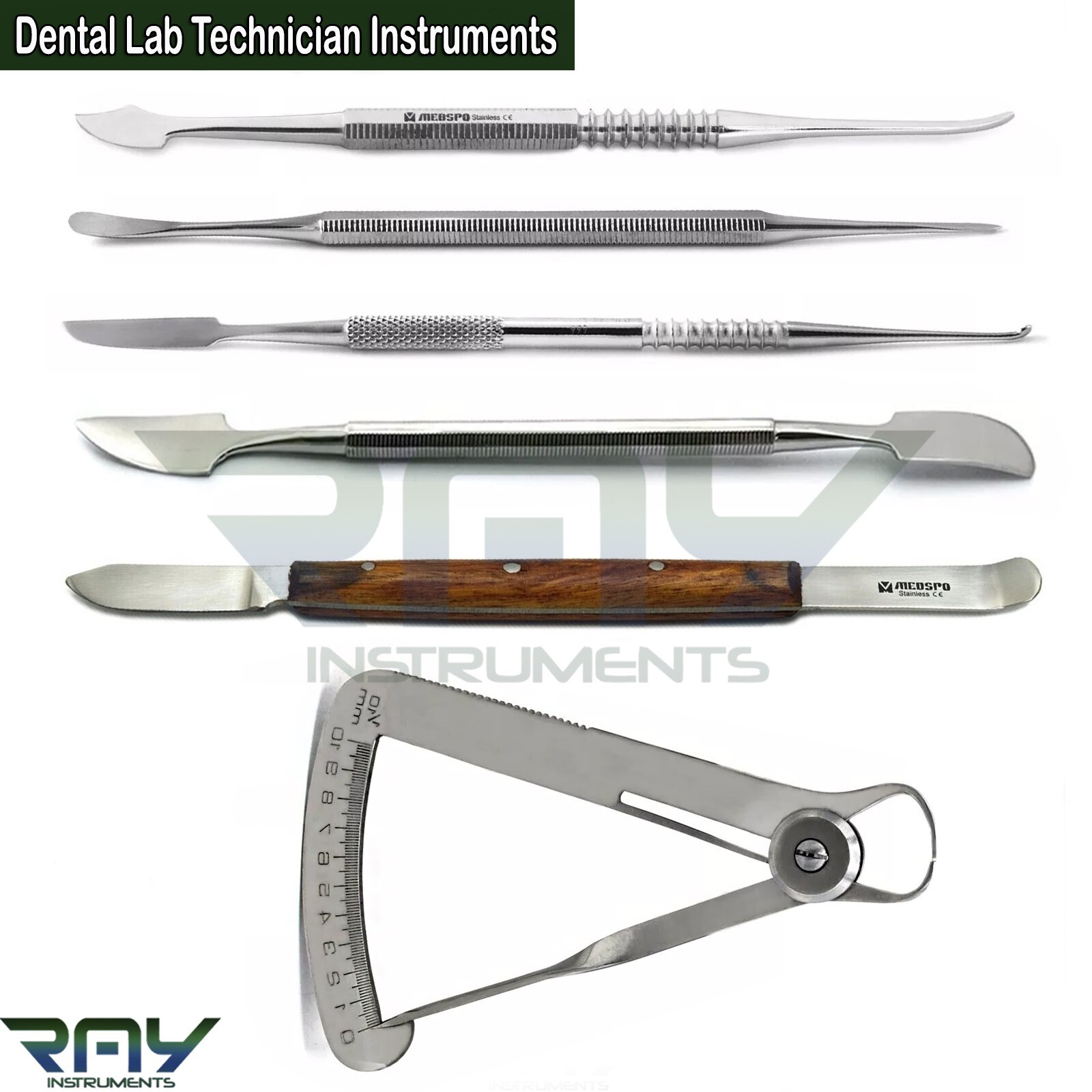 Dental Laboratory Technician Instruments Wax Modelling Carvers Lwanson Gauge