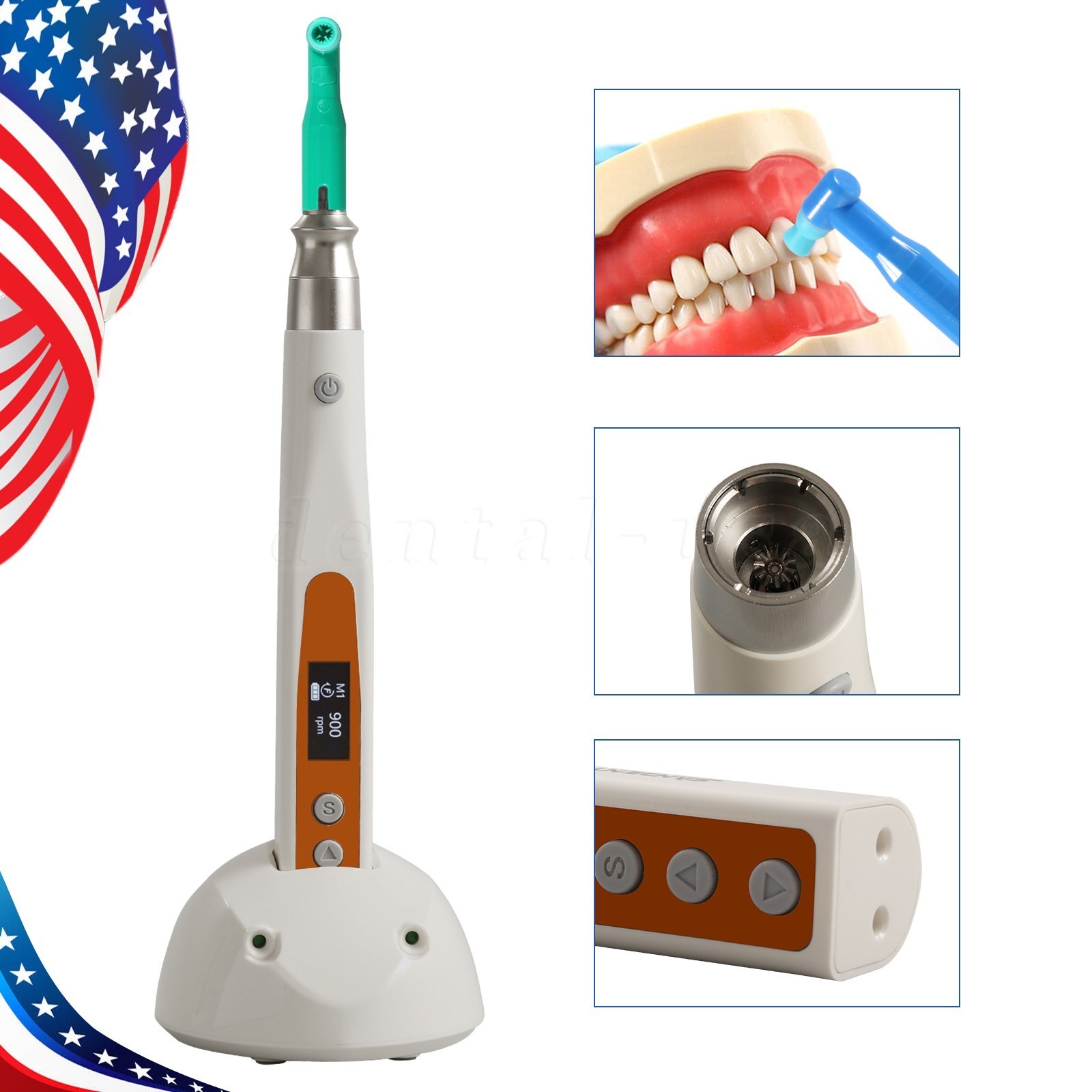 Dental 4:1 Portable Electric Hygiene Prophy Handpiece Cordless/prophy angles