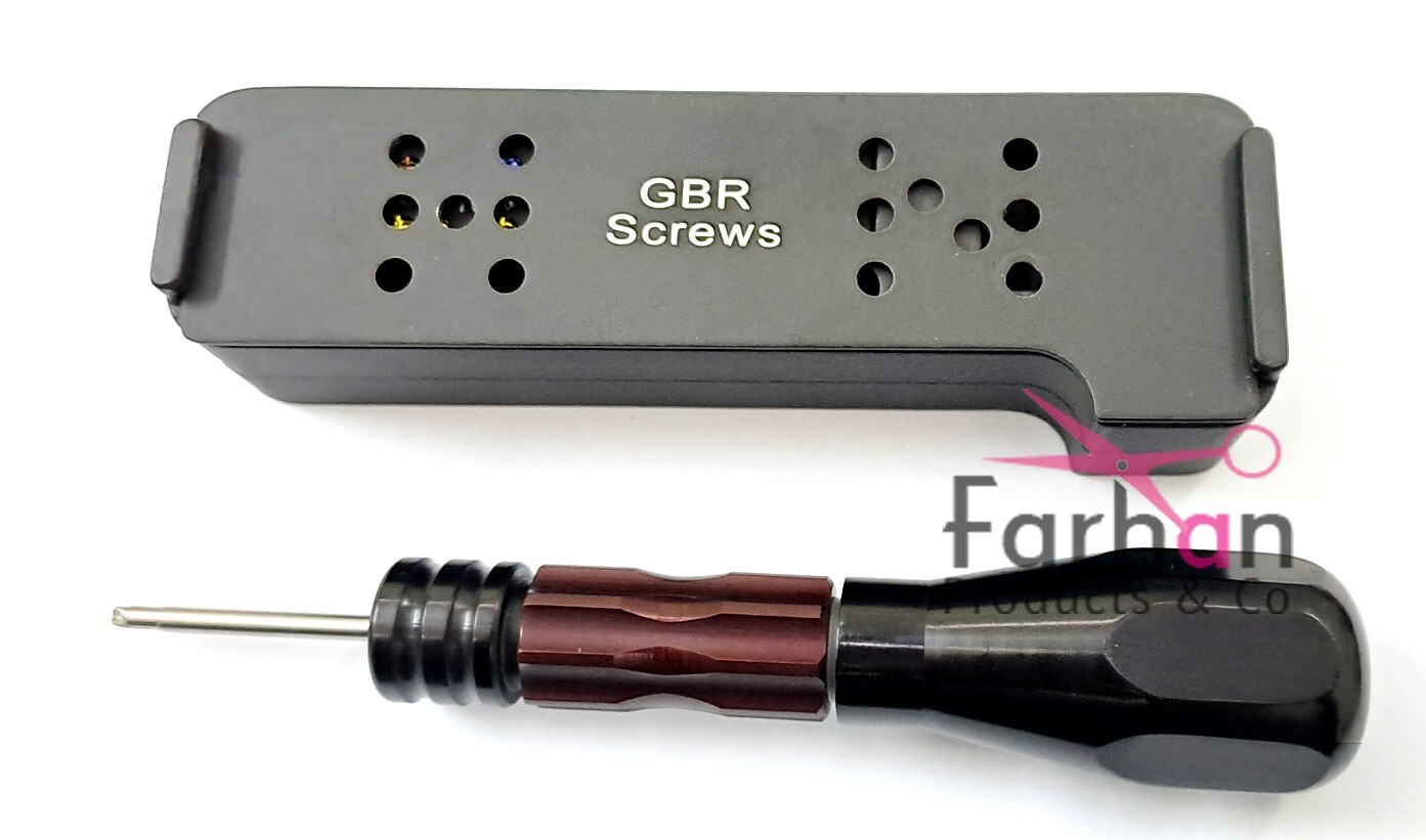 GBR Mini Kit Dental Guided Bon Regeneration Mesh Membrane Fixation Driver Screwz