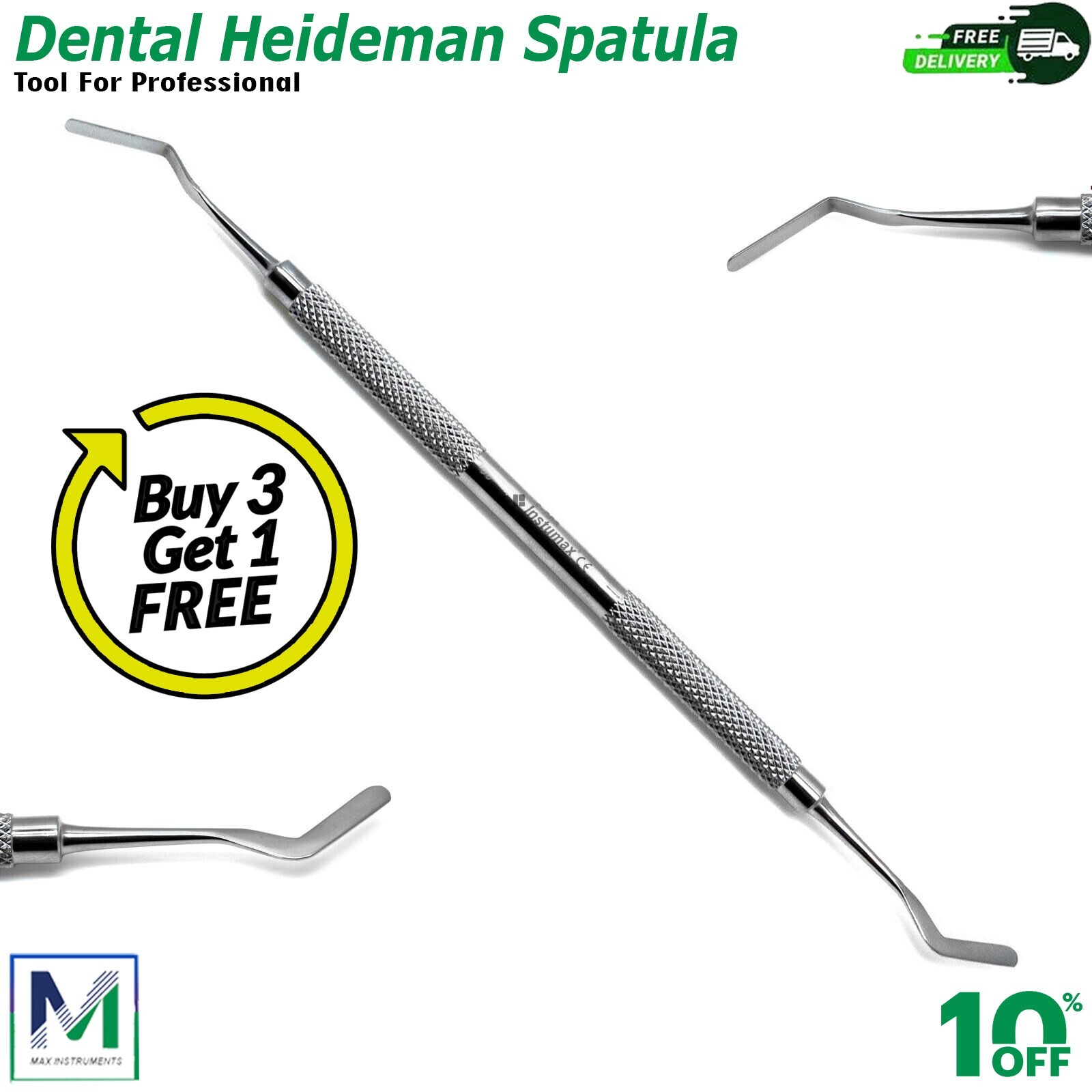 Dental Heidman Spatula Set Composite Filling Examination Lab Mixing Tools
