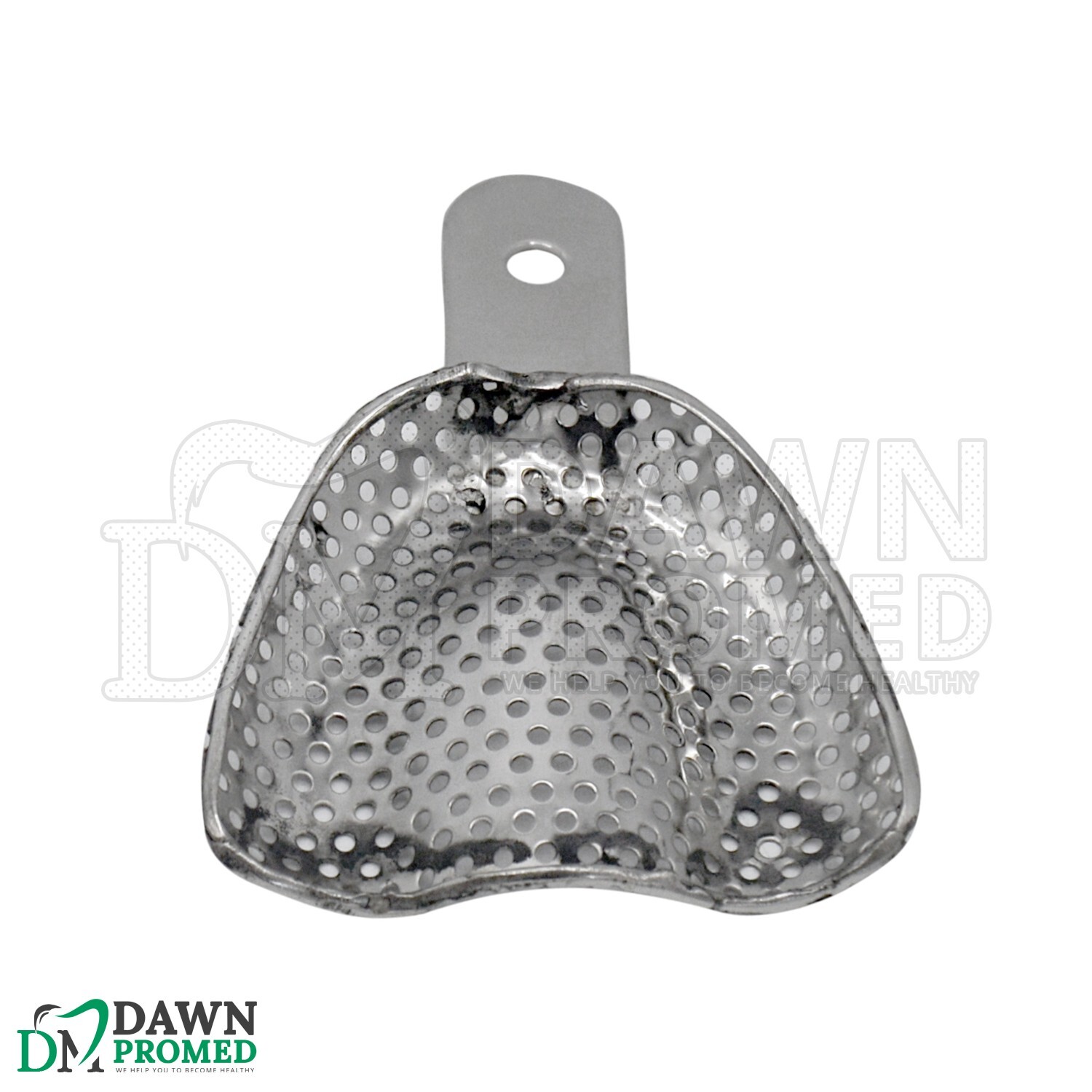 2 Pcs Small Perforated Impression Trays Upper & Lower Edentulous German Grade