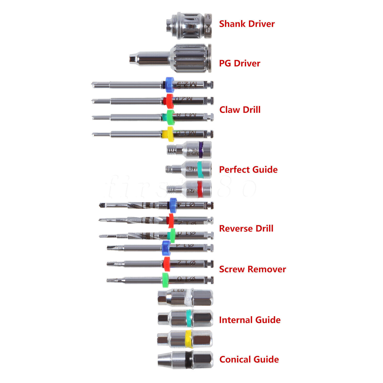 Dental Remover Claw Reverse Tap Drill Driver Broken Implant Extractor Screw