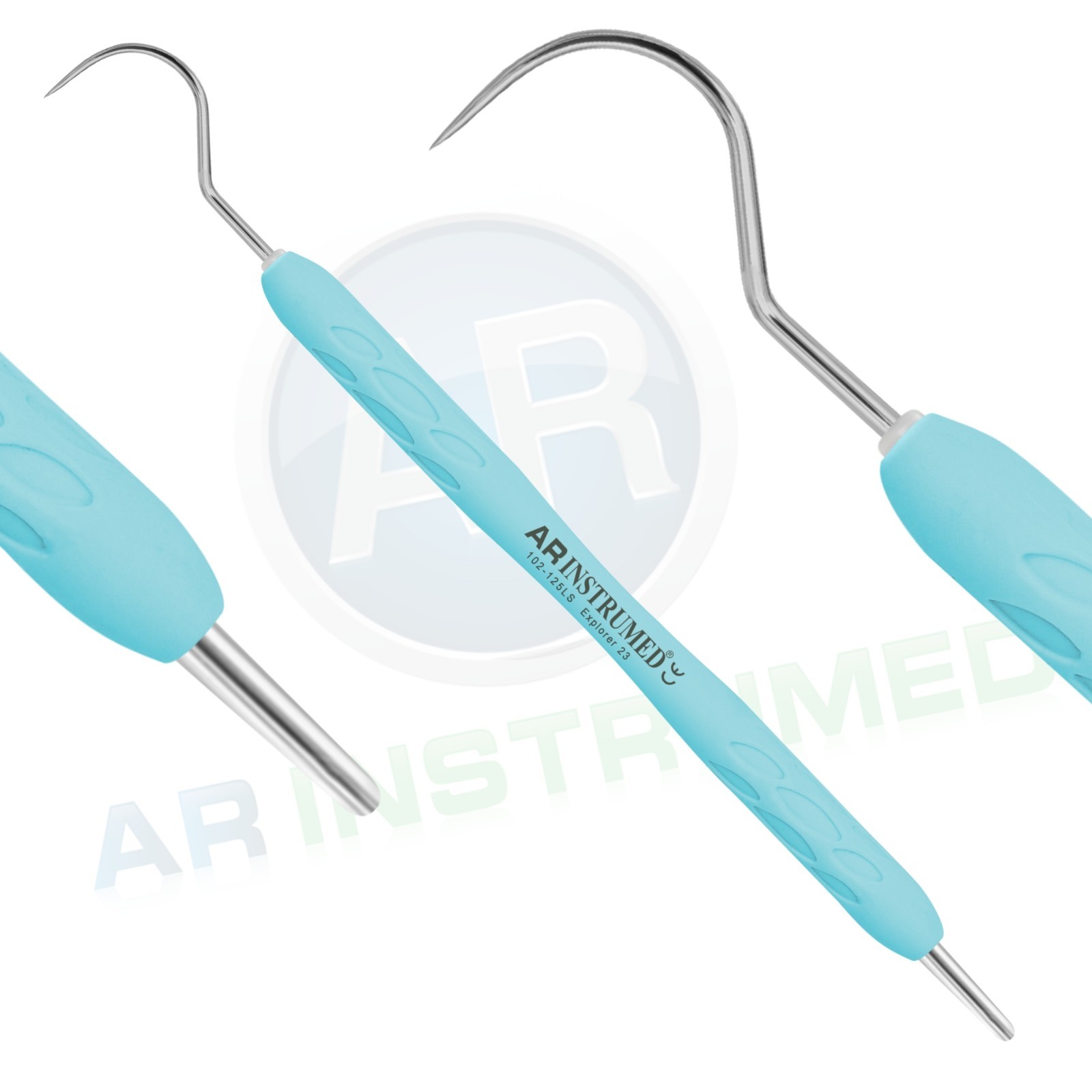 AR Silicone Coated Dental Explorer 23 Extra Thin Diagnostic Single-Ended Tool