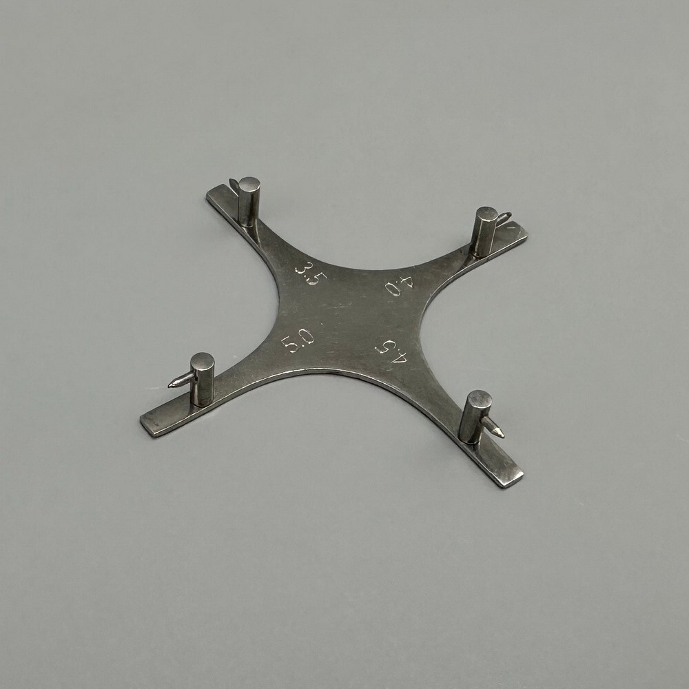 1 Piece Dental Star Gauge For Anterior/Posterior/w marking pen Stainless Steel