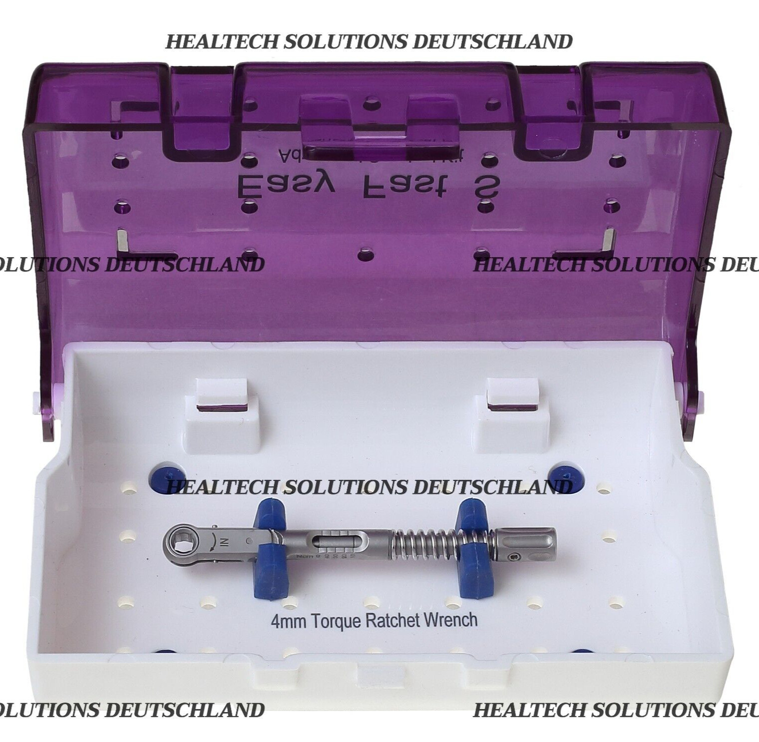 Advanced Surgical Drill Kit Screw Drivers Torque Ratchet Wrench Autoclave Box CE