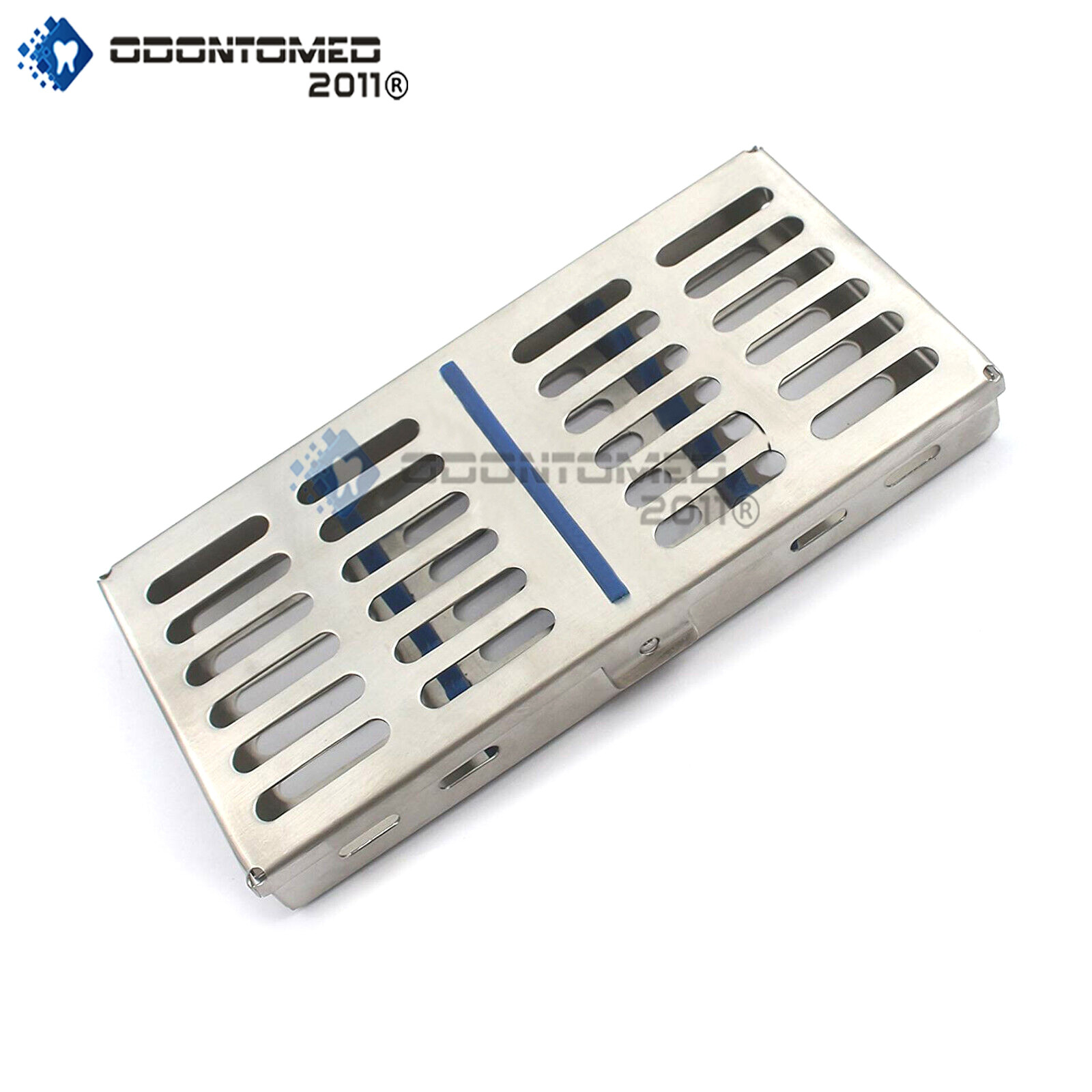 Stainless Steel 7 Pcs Dental Instruments Cassette Sterilization Box