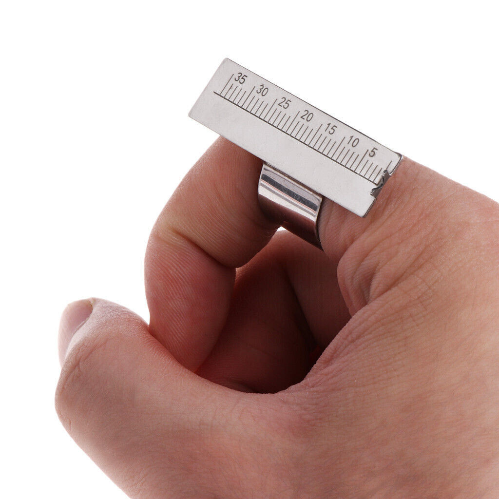 Dental Endodontic Stainless Measure Steel Endo Finger Ruler Span Scale Instrumen