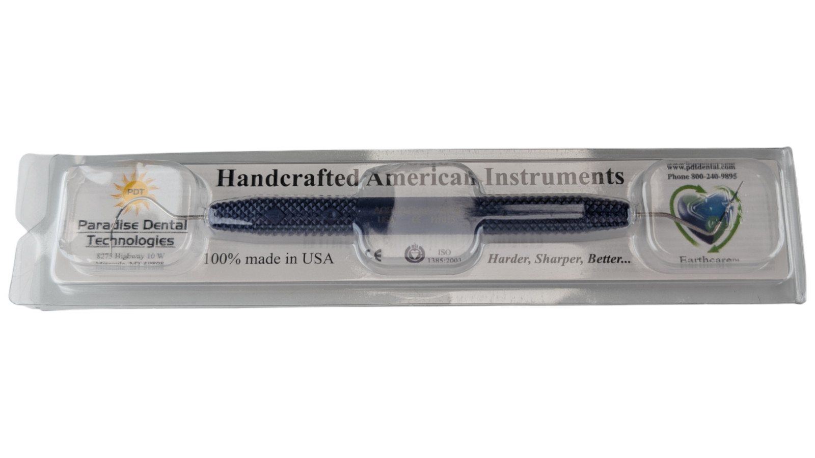 PDT Paradise Dental R216 Periodontal Probe ACE 12 Short Pacific Blue New USA