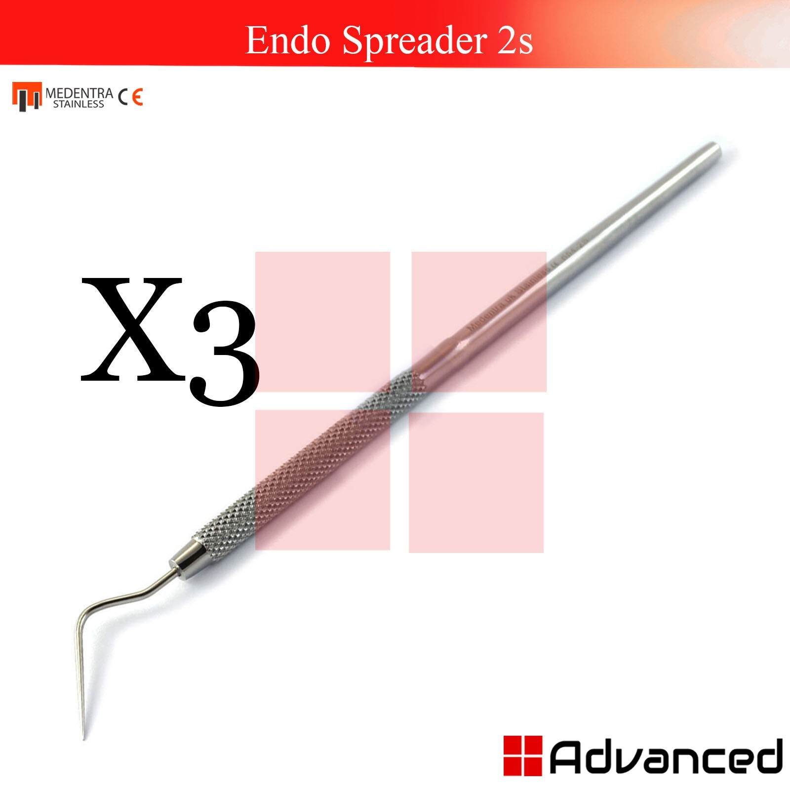Endo Spreader 2s Sealing Root Canal Instrument Endodontic Dental Scaler