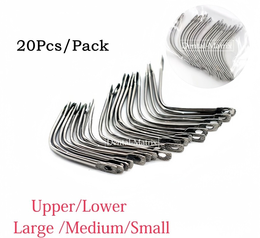 Dental Instruments Lingual Bars Palatal Denture Bar Large/Medium/Small Upper Low