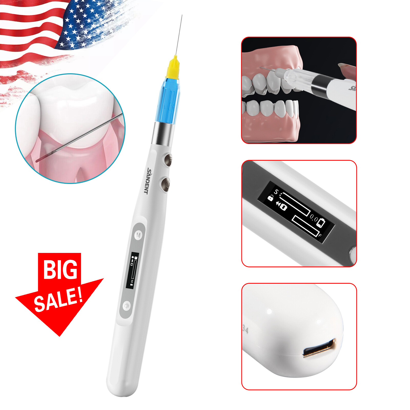 Dental Professional Painless Oral Local Anesthesia Device For Dentist USPS