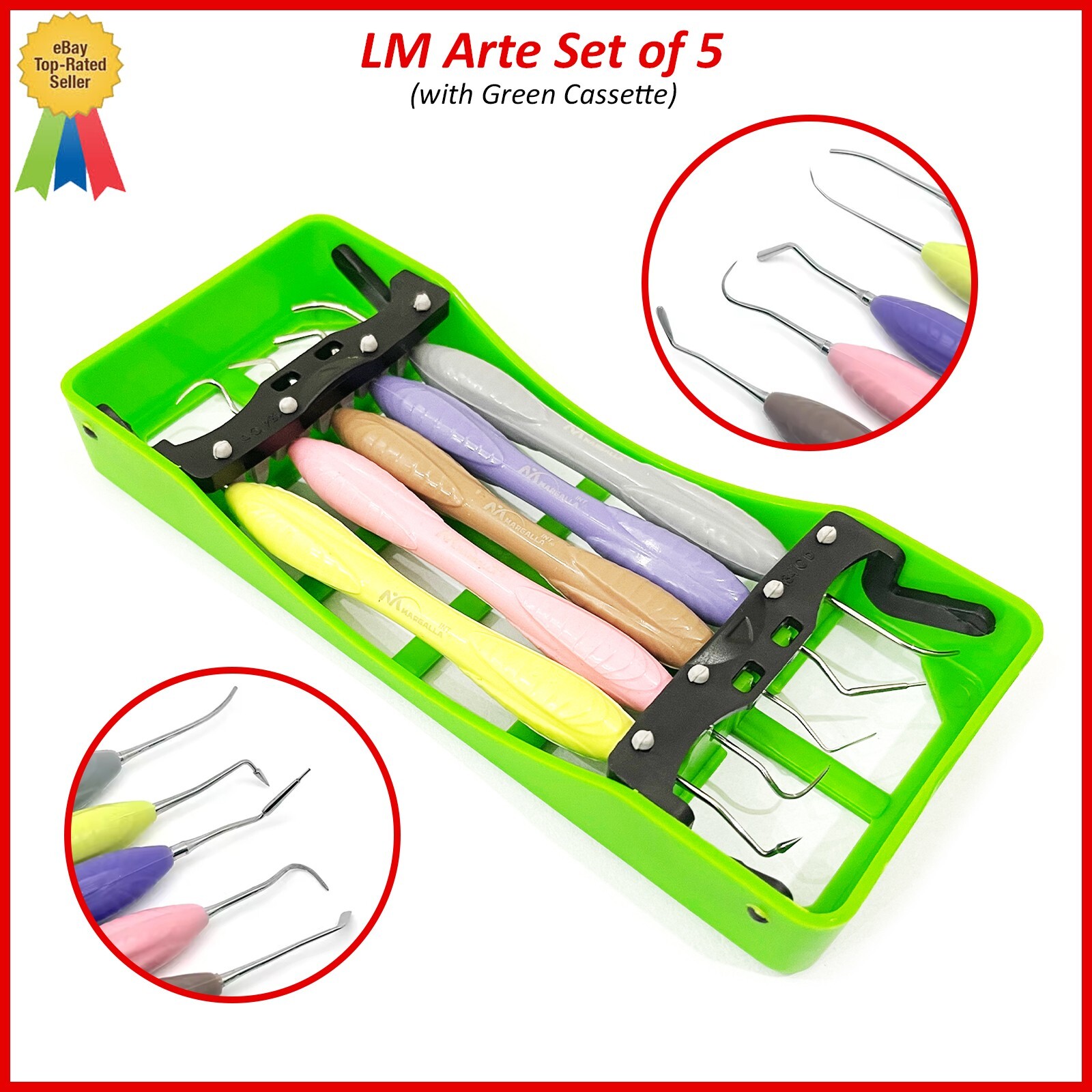 Composite Filling LM Arte Silicone Handle Restorative Cassette Dental Instrument