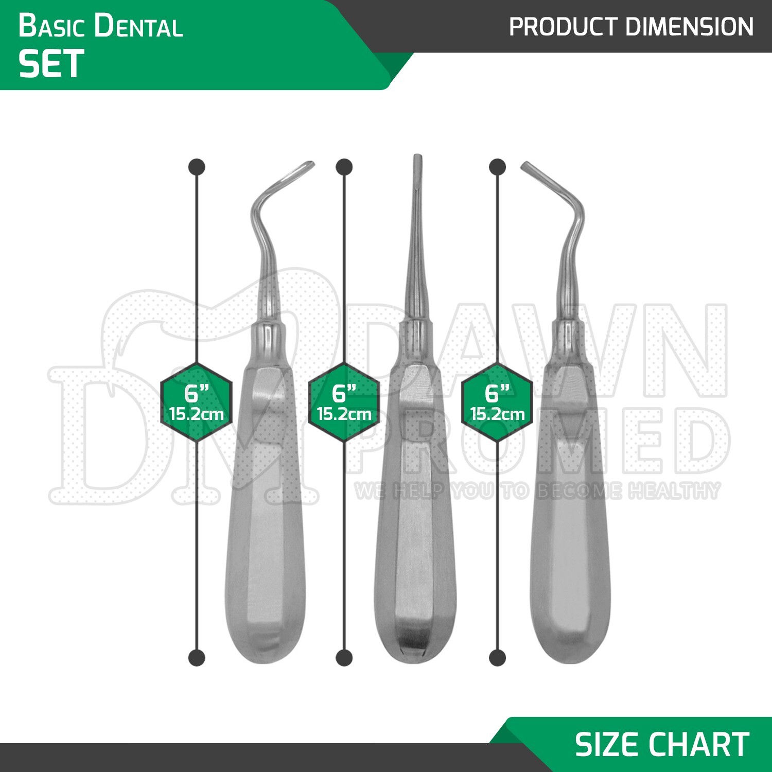 9 Pcs Basic Dental Surgery Extraction Extracting Forceps Elevator Set Kit W/Case