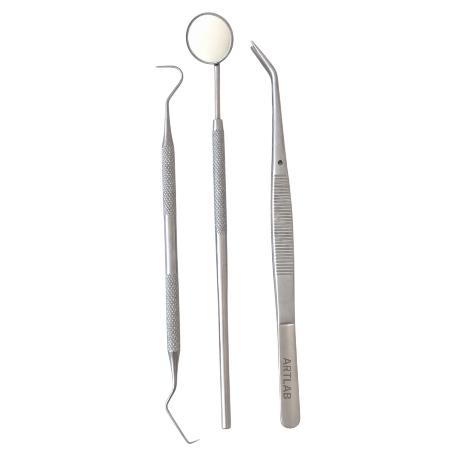 GERMAN 90 Instruments Basic Dental Set Mirror Explorer Probe Pliers (30 OF EACH)