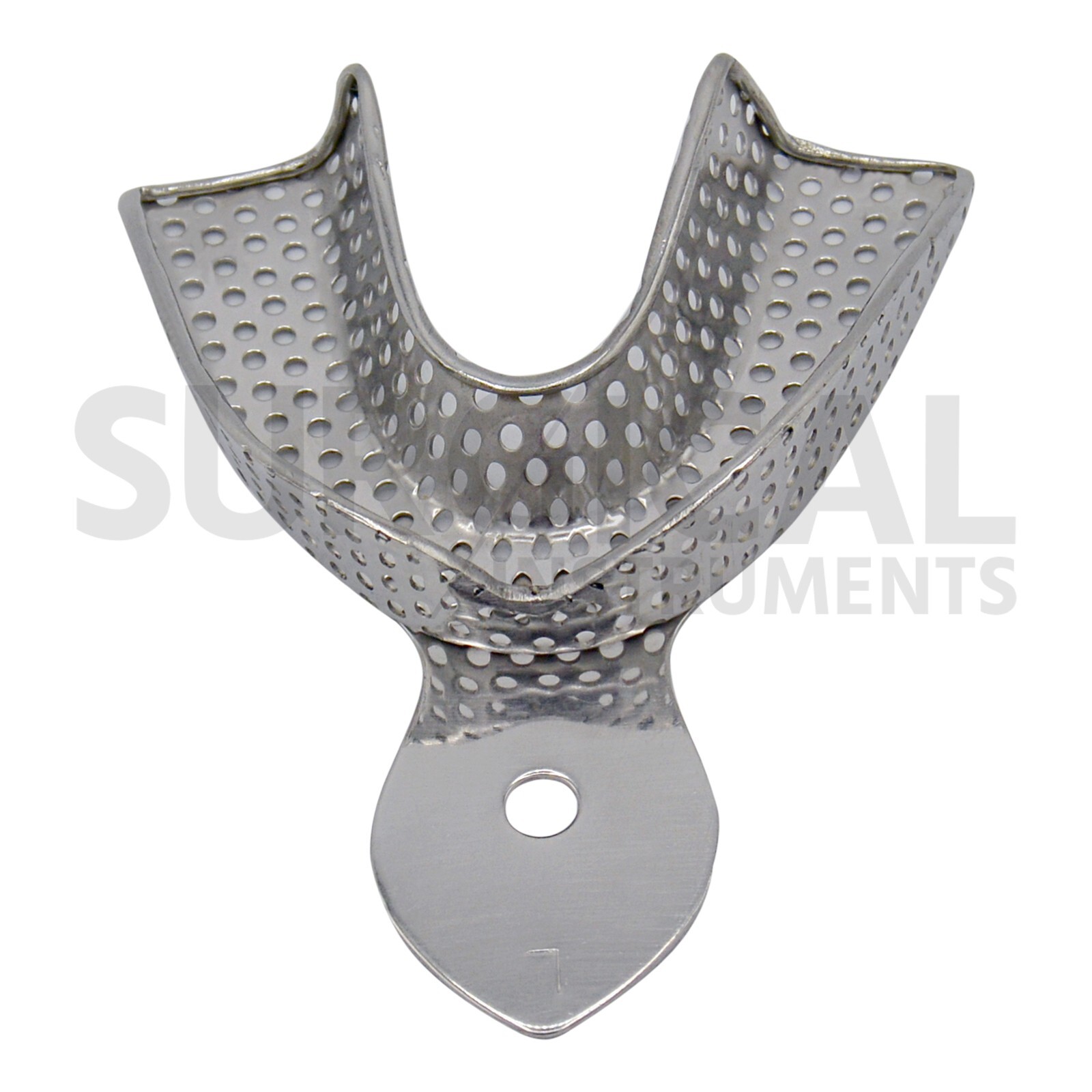 10 Metal Dental Impression Trays Perforated Upper & Lower Endo Instruments