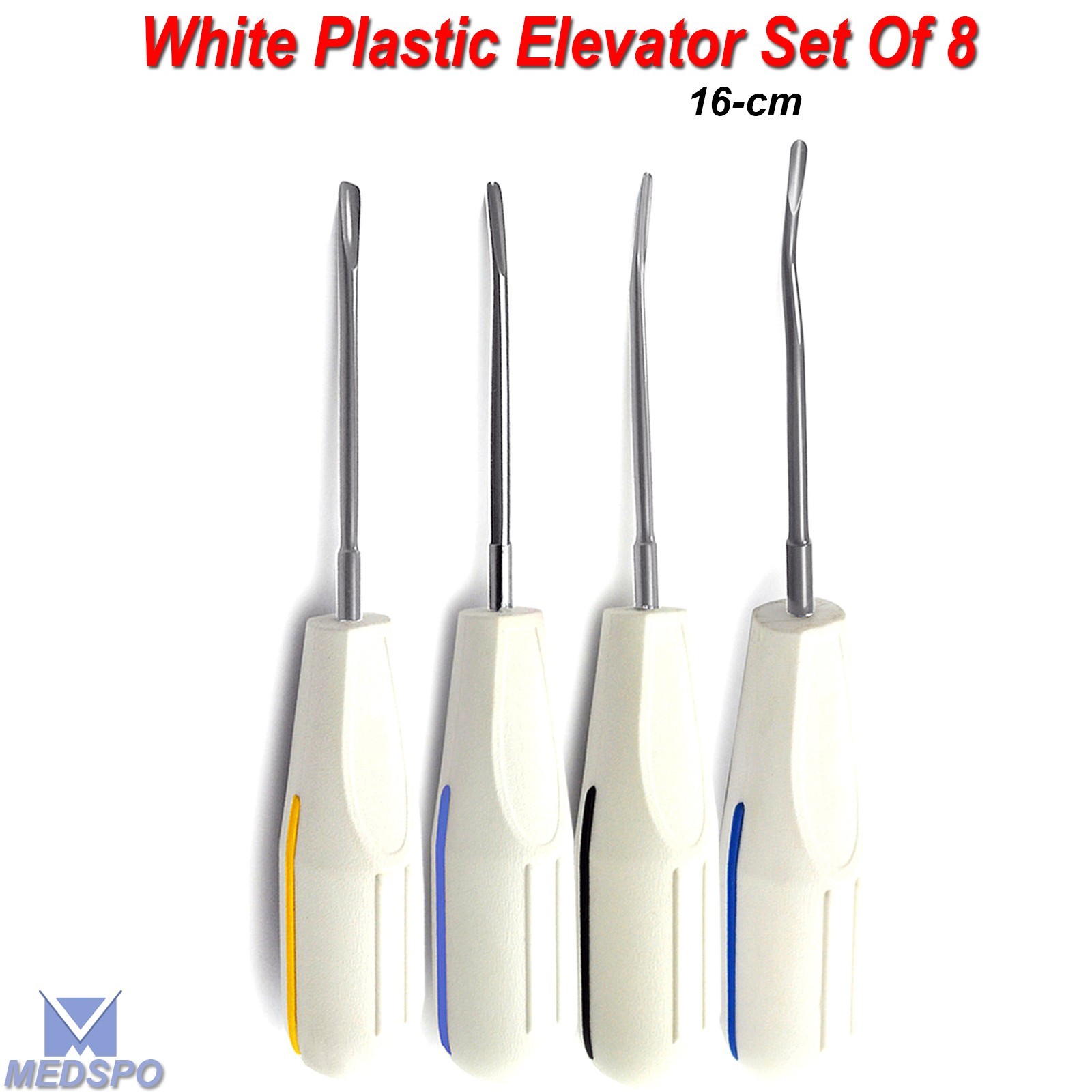 Luxating Tooth Extracting Root Elevators Dentistry Surgical Instruments kit Of 8