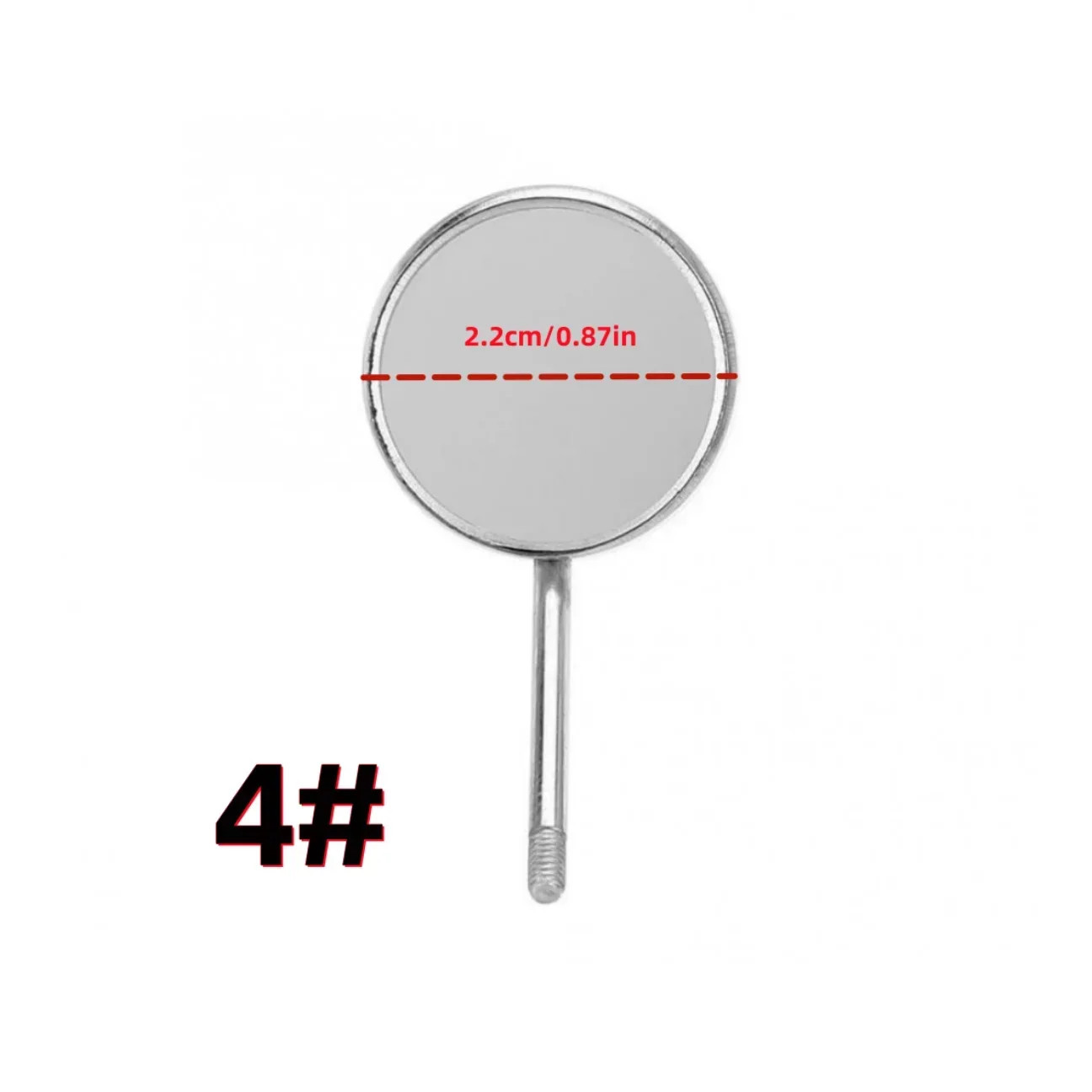 Dental Mouth Mirror Reflector Dental Oral Care Handle Dental Tools 4#/5#
