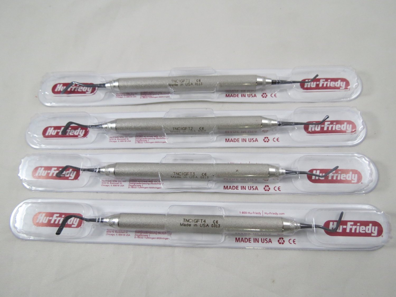 Dental Instrument XTS Contouring Composite TNCIGFT1 /T2 /T3 /T4 HU FRIEDY Combo