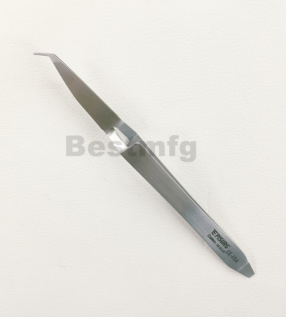 Direct Bond Bracket Tweezers With Aligner 13cm Plane Dental Surgical Instruments