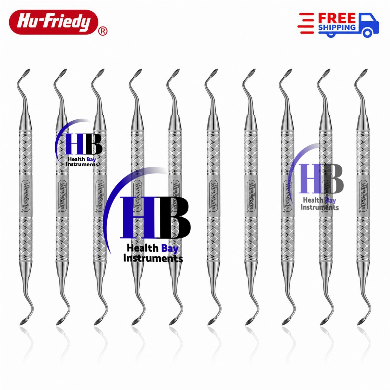 Set Of 10 Pcs Hu-Friedy KO12KPO3A9 Allen Orban 1/2 Knife EverEdge Dental