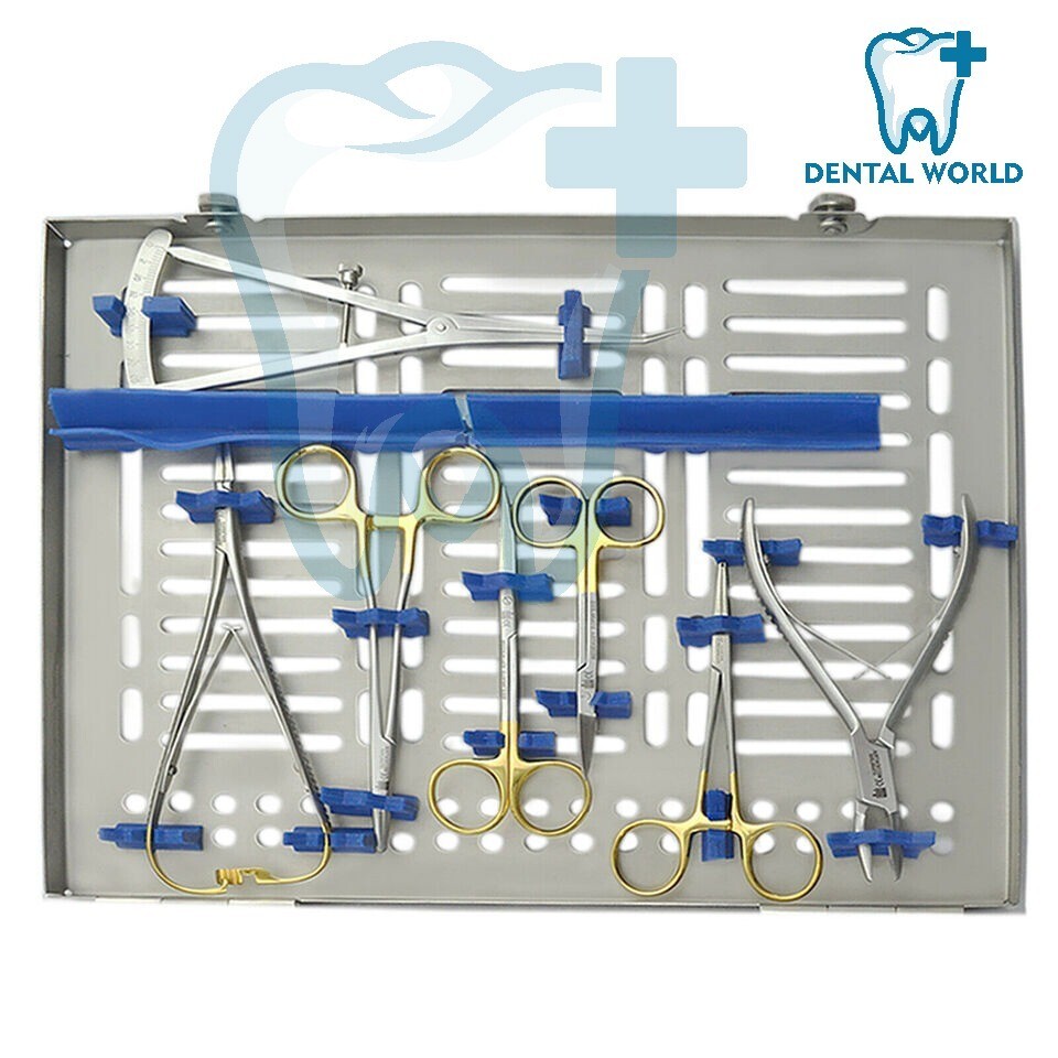 33 Pcs Advanced Implant Kit Oral Surgery Dental Instruments Laboratory German CE