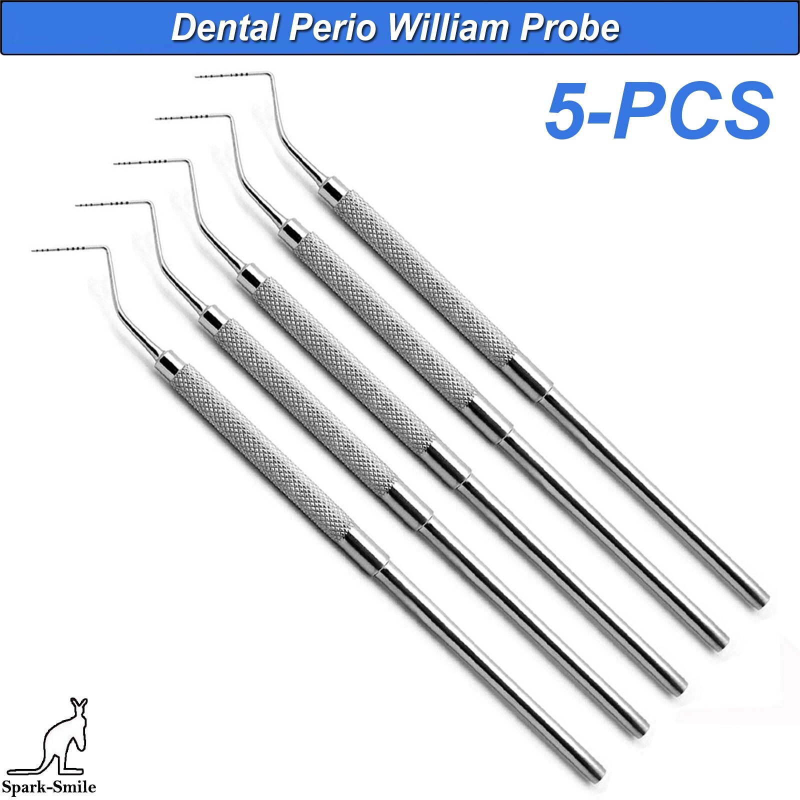 Dental Perio Probe William Color Coaded Marking Tooth Pocket Depth Measuring CE
