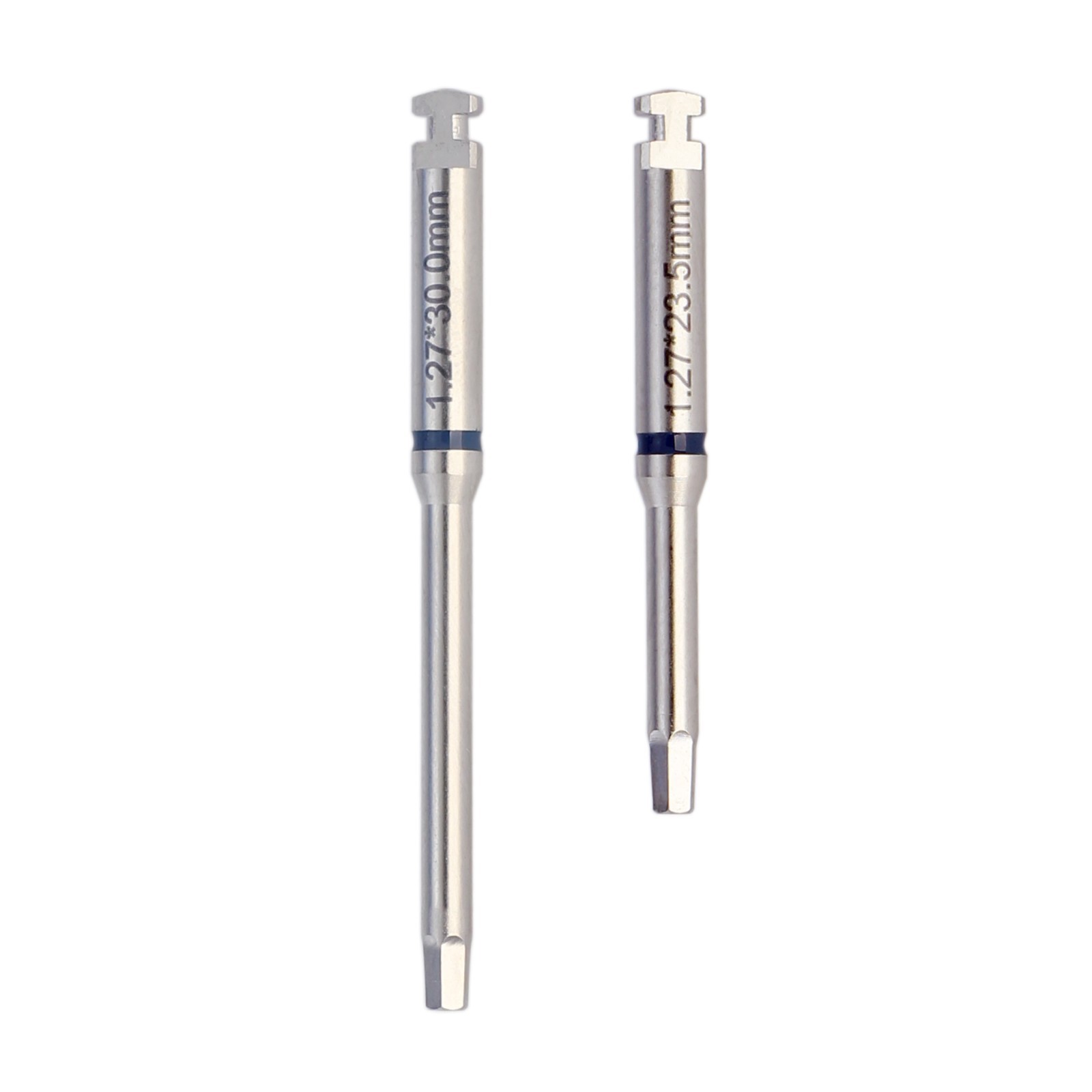 2pcs Dental Implant Hex 1.27 Screwdrivers Latch Driver MIS Adin for Hand Adapter