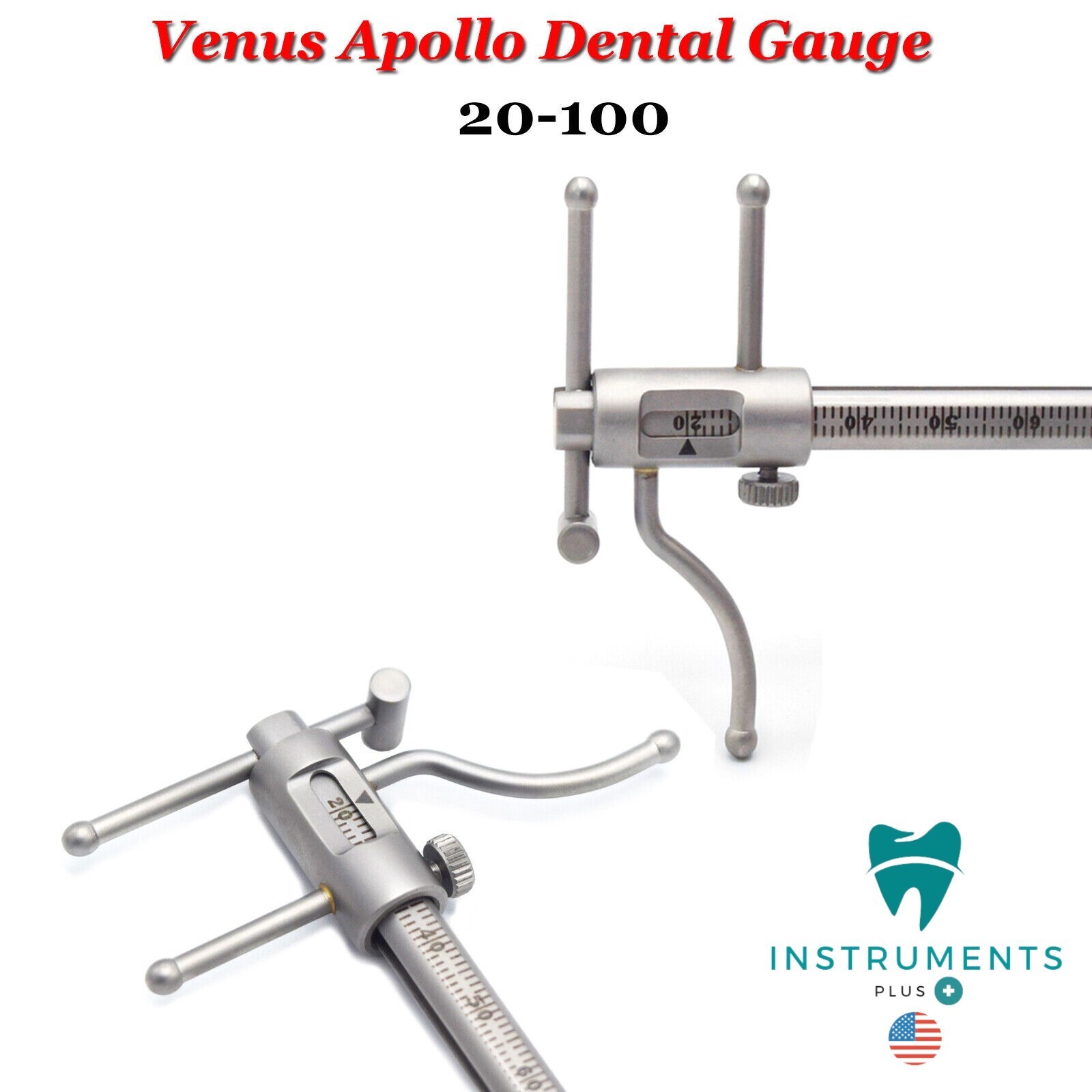 Dental Apollo Gauge Premium Grade Gauge VDO Gauge Ruler Dental Instruments CE
