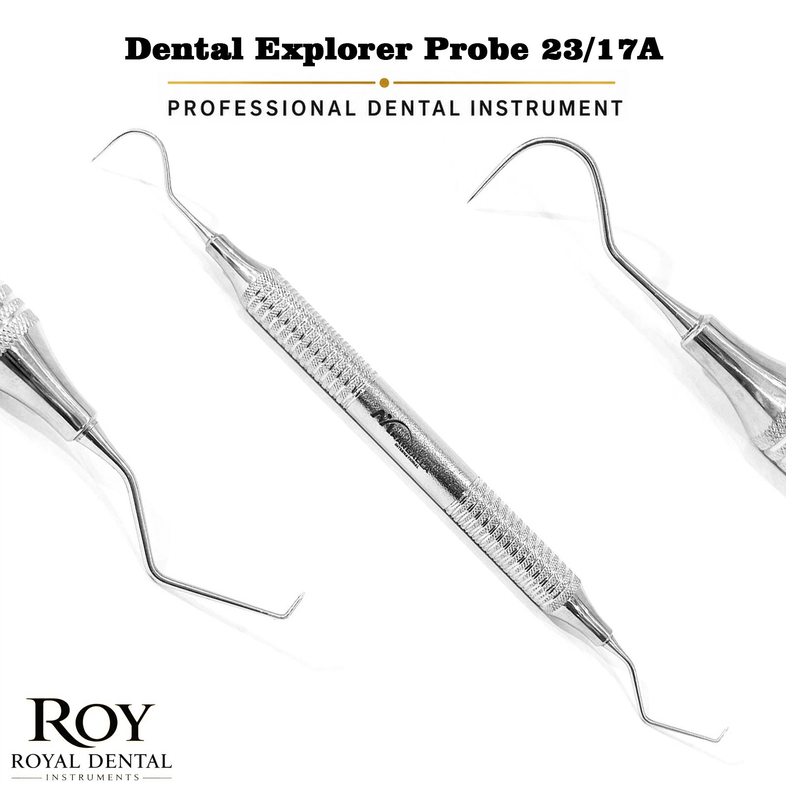 Dental Explorer 23/17A Probe Diagnostic Examination Double Ended