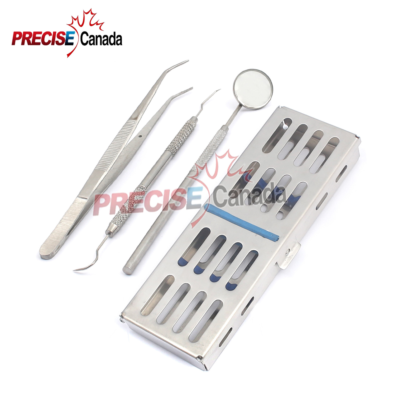 Dental Sterilization Cassette Box Tray For 5 Instruments +Tarter Set PR-385