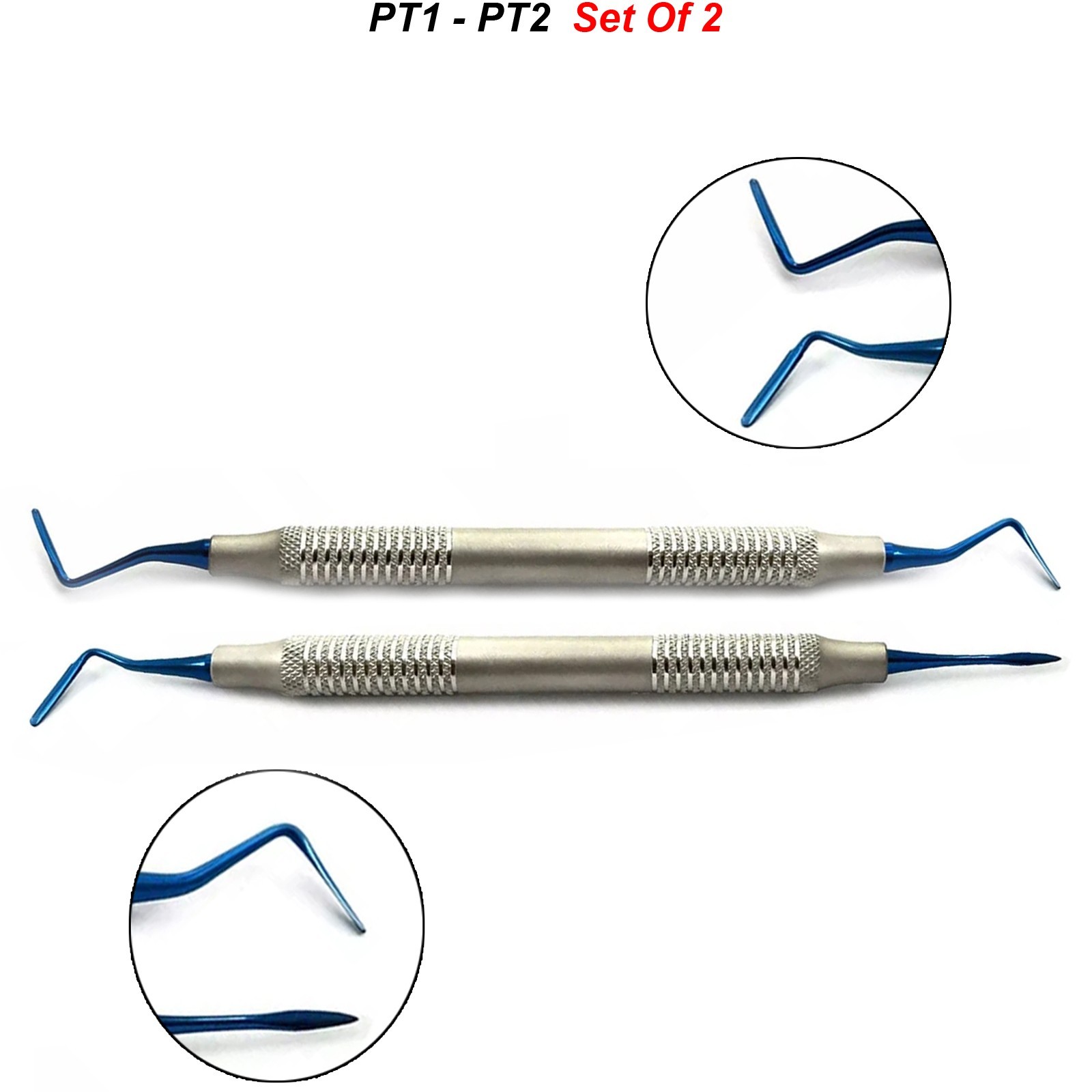 PT1-PT2 Dental Periotome Serrated Periodental Implant Tooth Extraction Lab Tool