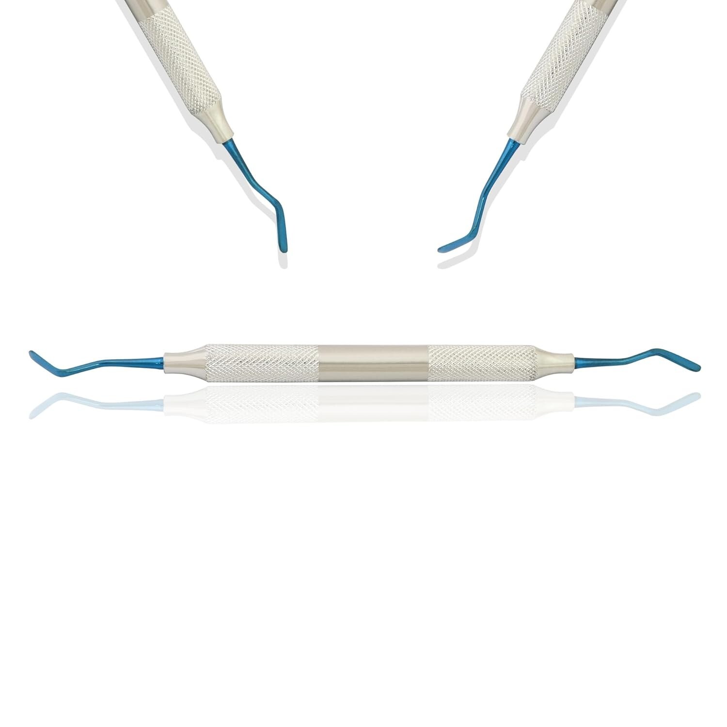Composite Filling Instrument Blue Titanium Coated Double Sided (3mm) DN-2460