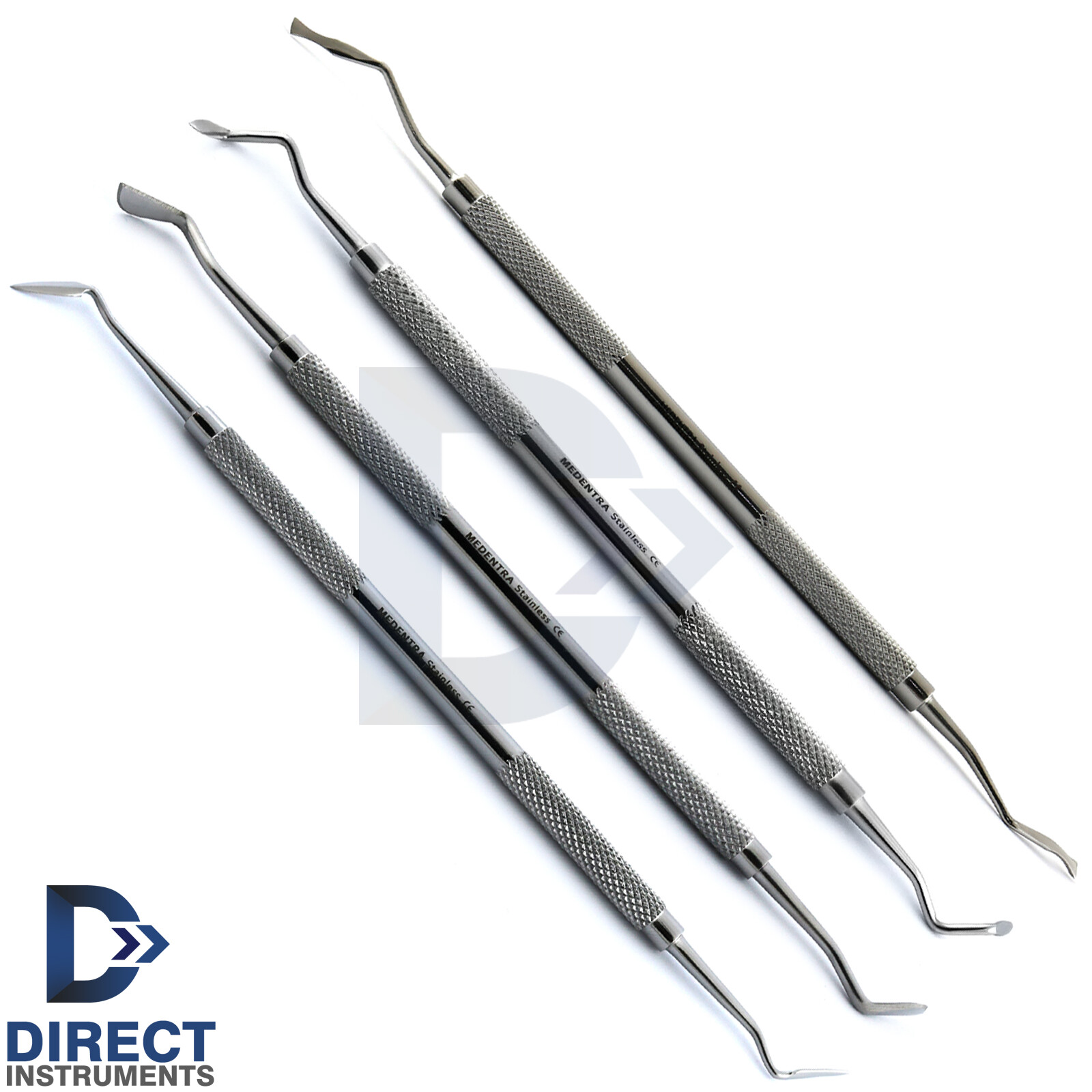 4Pcs Set Dental Knives Periodontal Chisels Fedi Soft Tissue Removing Reshaping