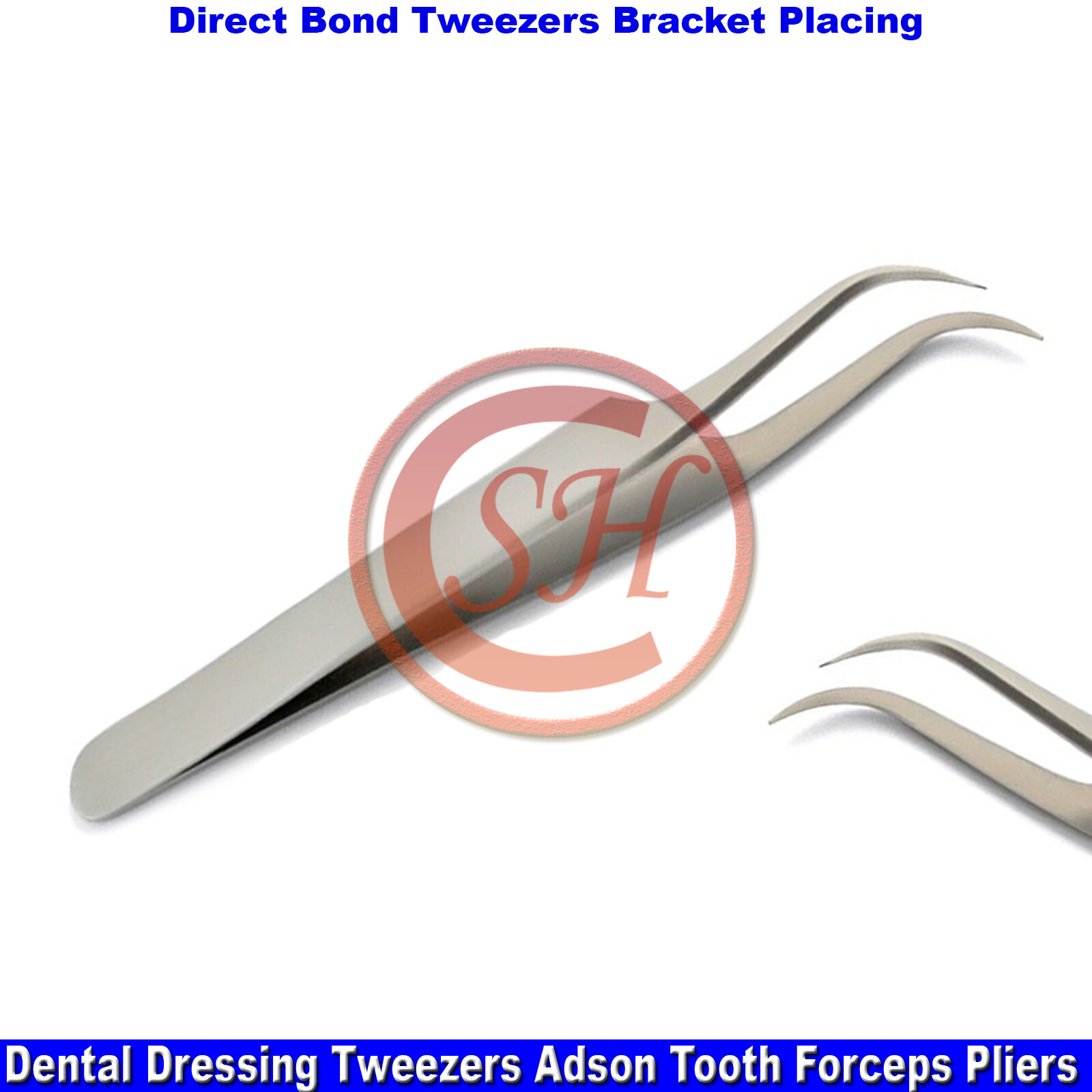 Direct Bonding Bracket Placing Tweezers Dressing Cotton Tissue Orthodontic Tools