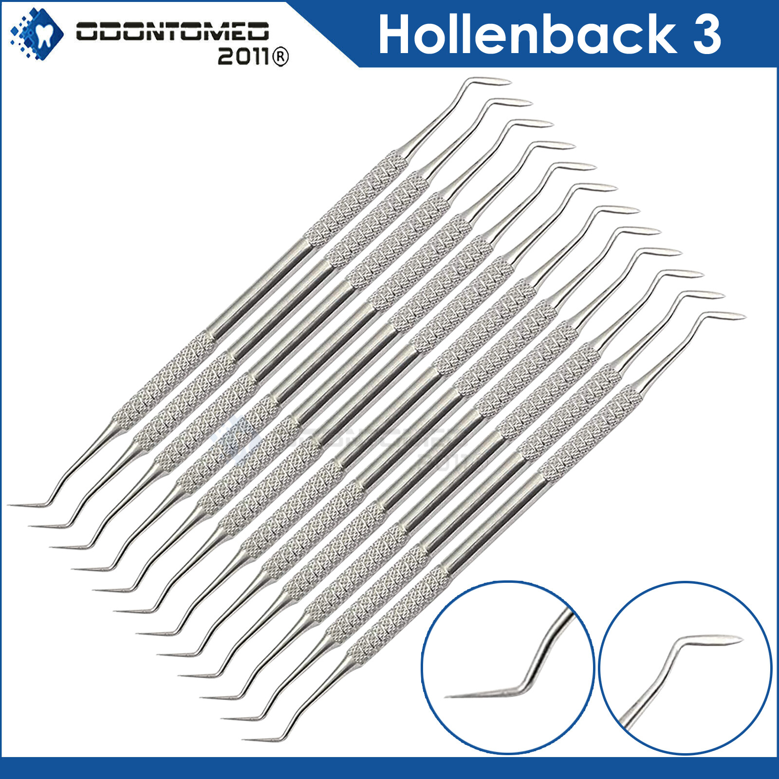 12 Hollenback Wax Carver #3 Dental Filling Restorative Lab Dentists Instruments