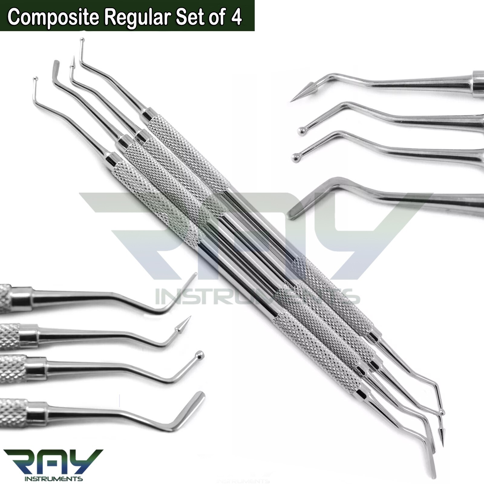 Periodontal Amalgam Kit Composite Burnishers Plastic Filling Restorative Tools