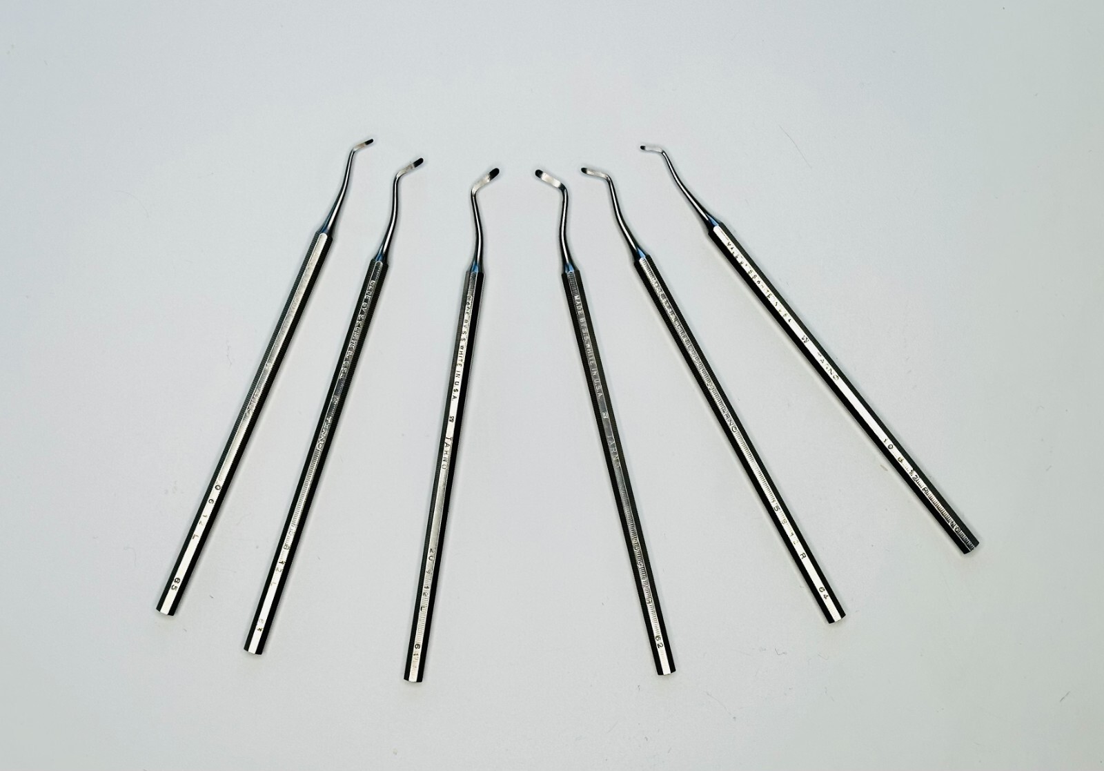 (6) NEW Blade Excavators Dental, Wax, Carve, Hobby Stainless Steel SS White USA