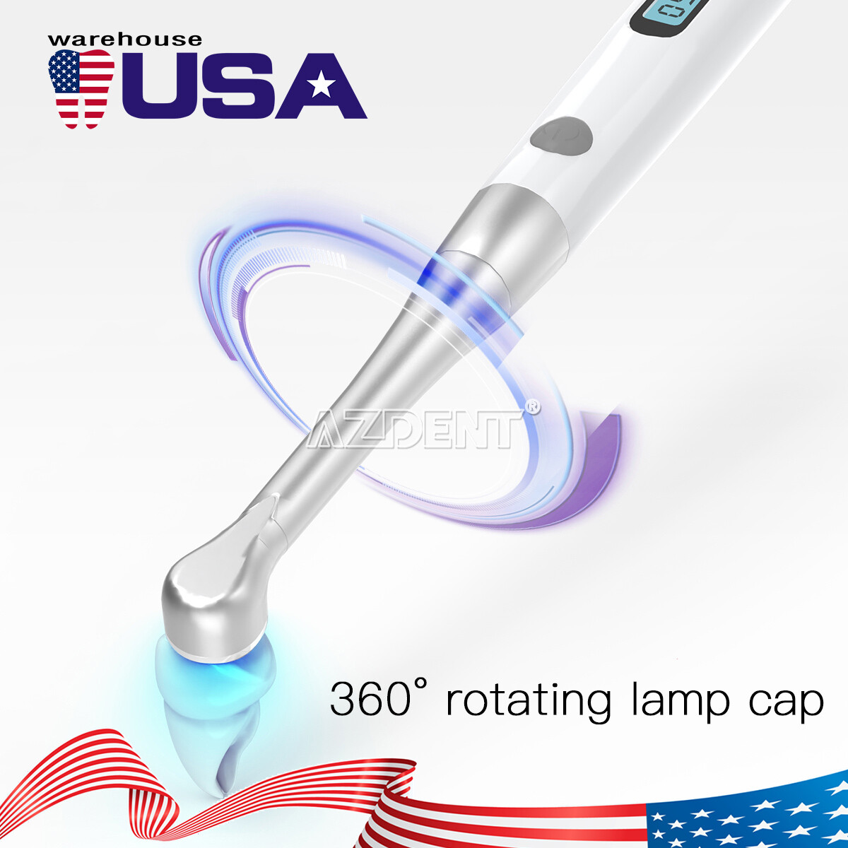 Dental LED Curing Light Lamp 1Sec to Cure 1400mw/cm² CV-215GUN / YS-C 2000mw/cm2