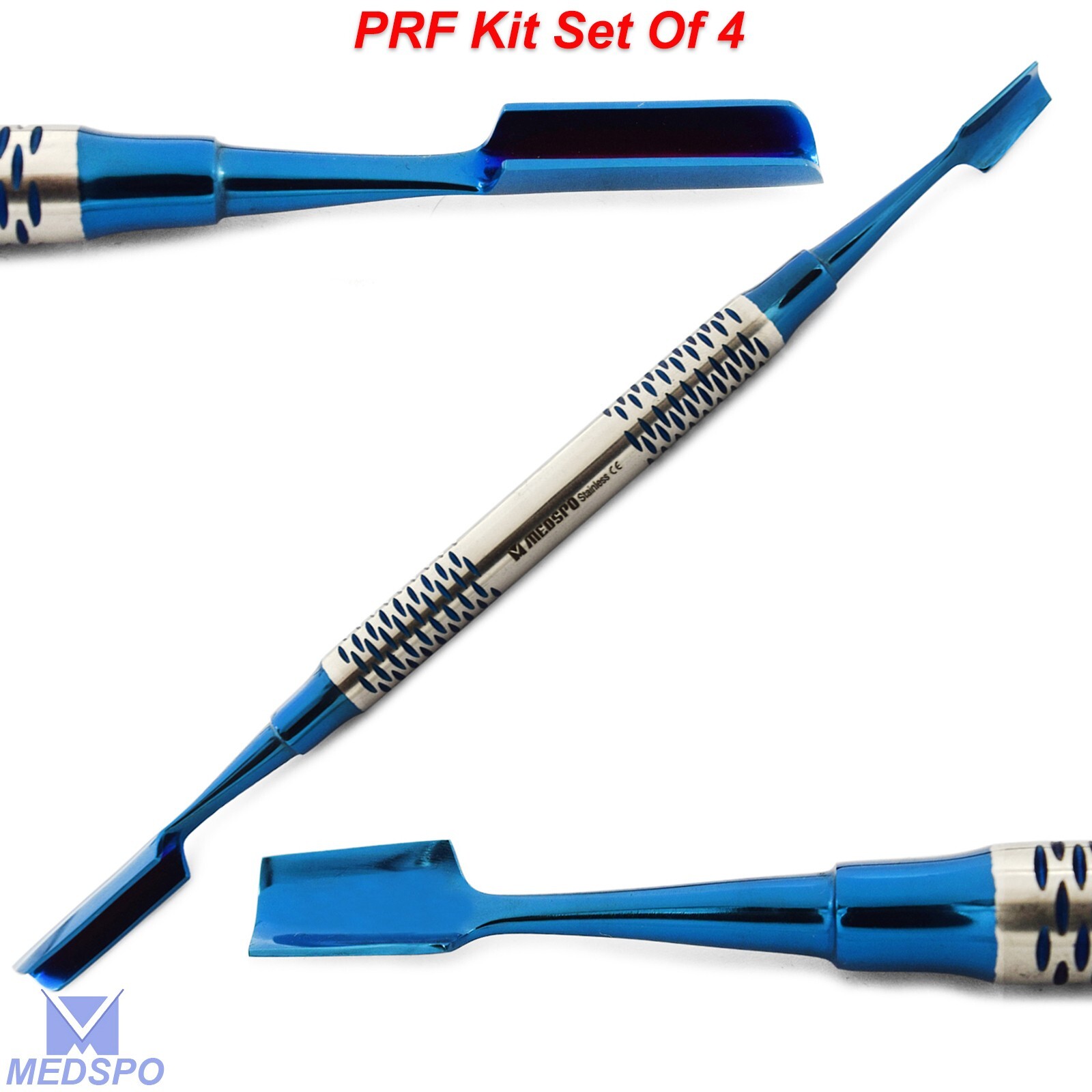 Surgical Surgery Compactor Carrier Dental Implant PRF Set of 4 Instruments Kit