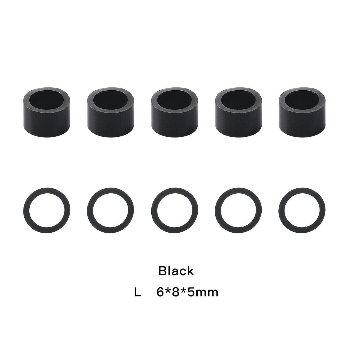 Dental Hygienist Instrument Silicone Color Code Ring Mark 100 Pcs Large 6mm